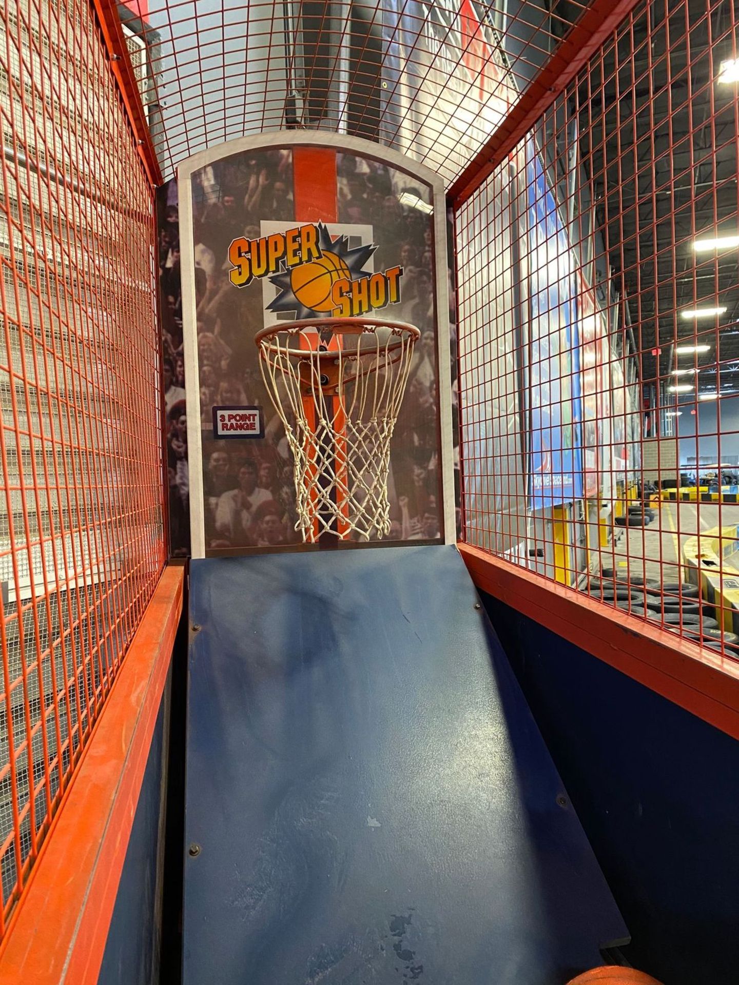 Super Shot Basketball Arcade Game, Take Qtrs, Model #STF-8 - Image 2 of 6