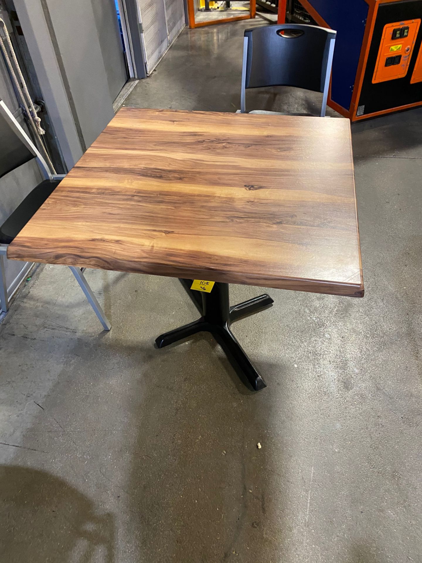 (6) Wooden Square Tables, 30'' T x 35'' W