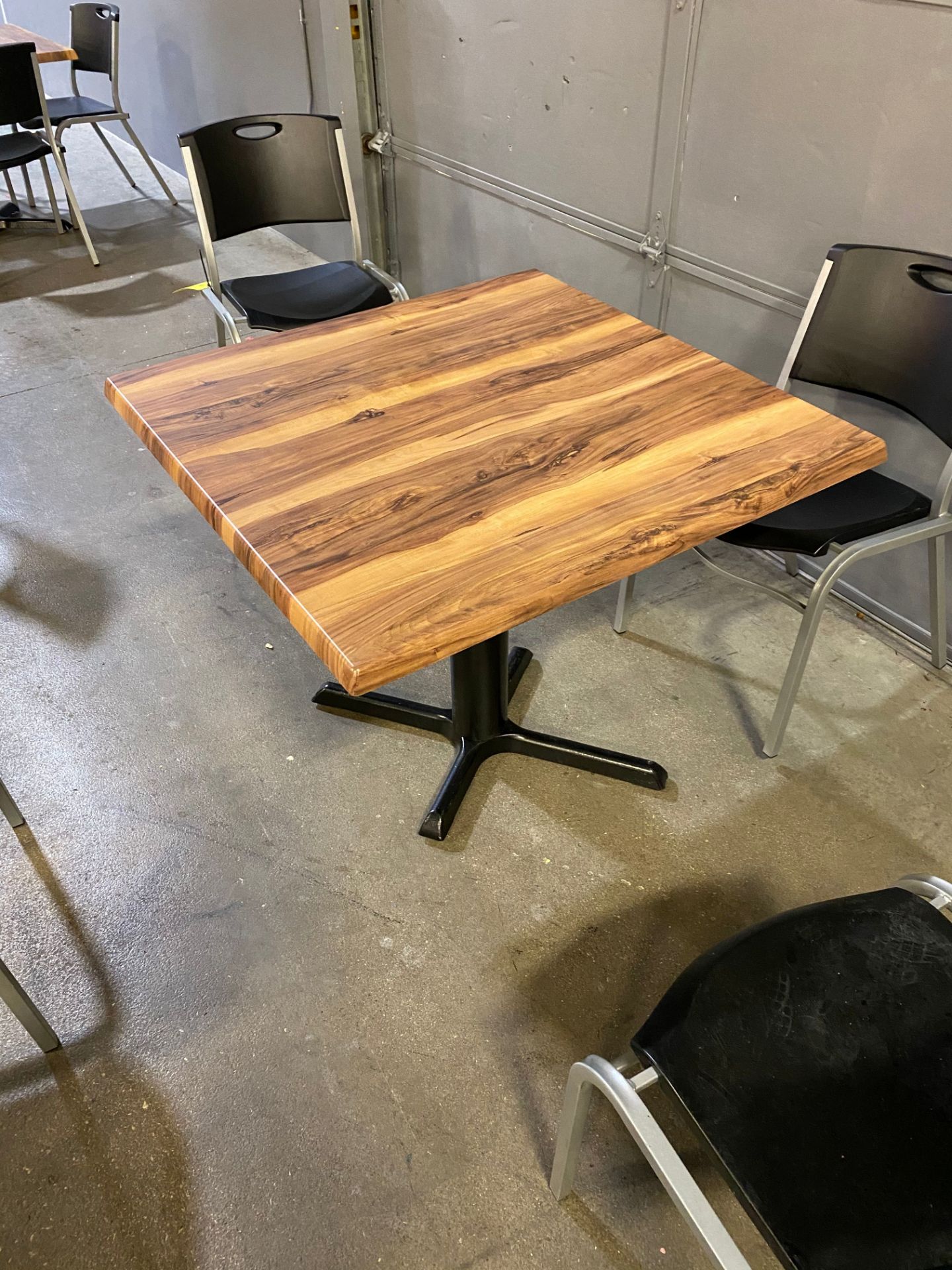 (6) Wooden Square Tables, 30'' T x 35'' W - Image 3 of 4