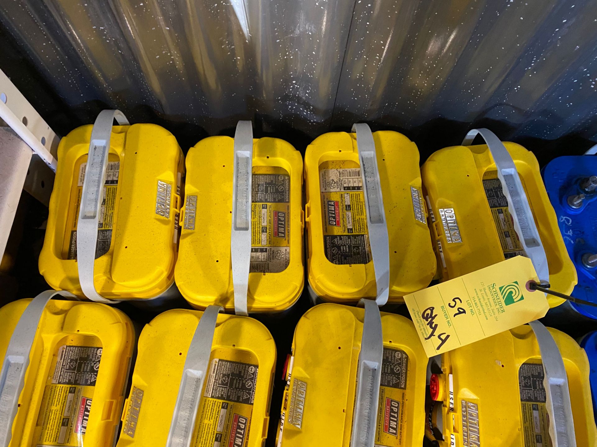 (4) Brand New Optima Yellow Batteries, Part No. SC34DU - Image 2 of 4