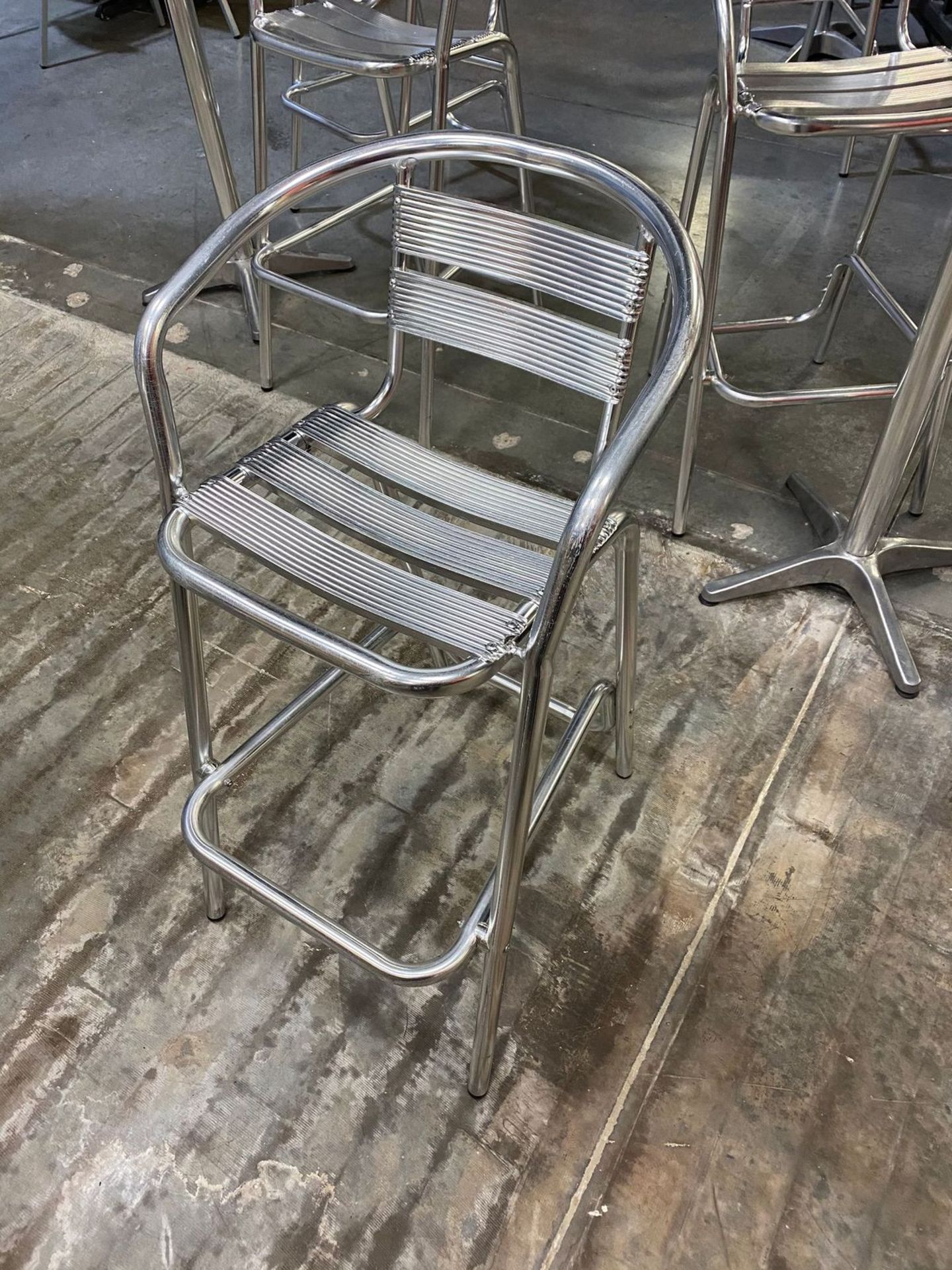 (43) Metal High Top Chairs - Image 5 of 5