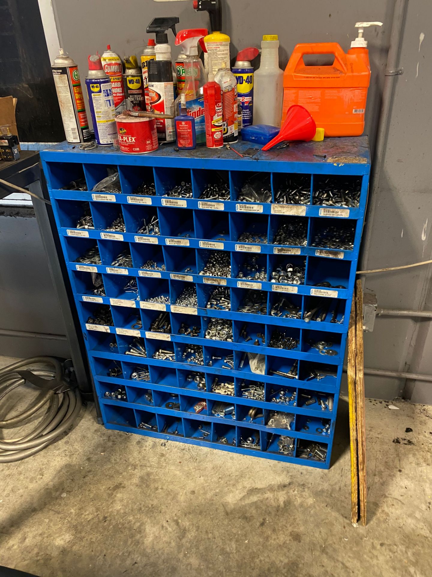 Tool Cabinet, Includes Misc. Bolts, Nuts, Washers & More