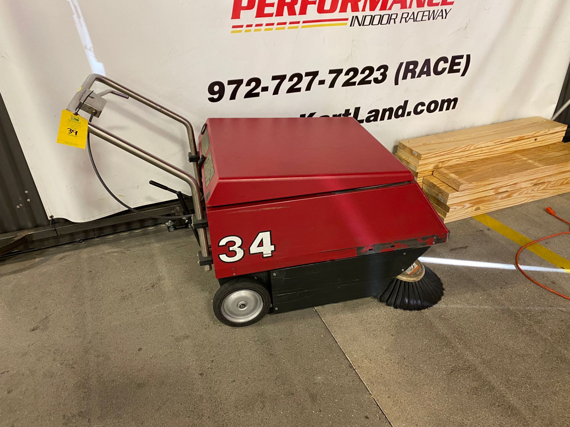 Factory Cat 34 Floor Sweeper, Hours = 670.2, S/N #62634