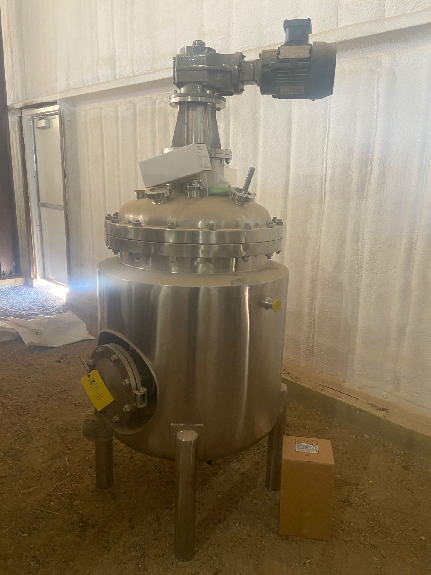 NEW Cedarstone 300L Reactor w/Explosion Proof Agitator/Motor , Serial# A2019033, Item# CS19-042, - Image 5 of 13