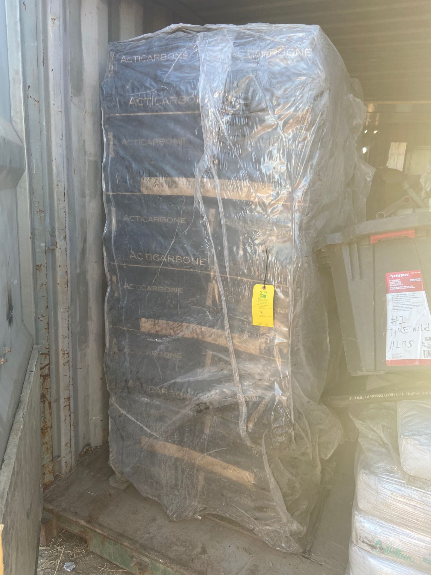 Activated Carbon, Qty 2 Pallets, Rigging/ Loading Fee: $20