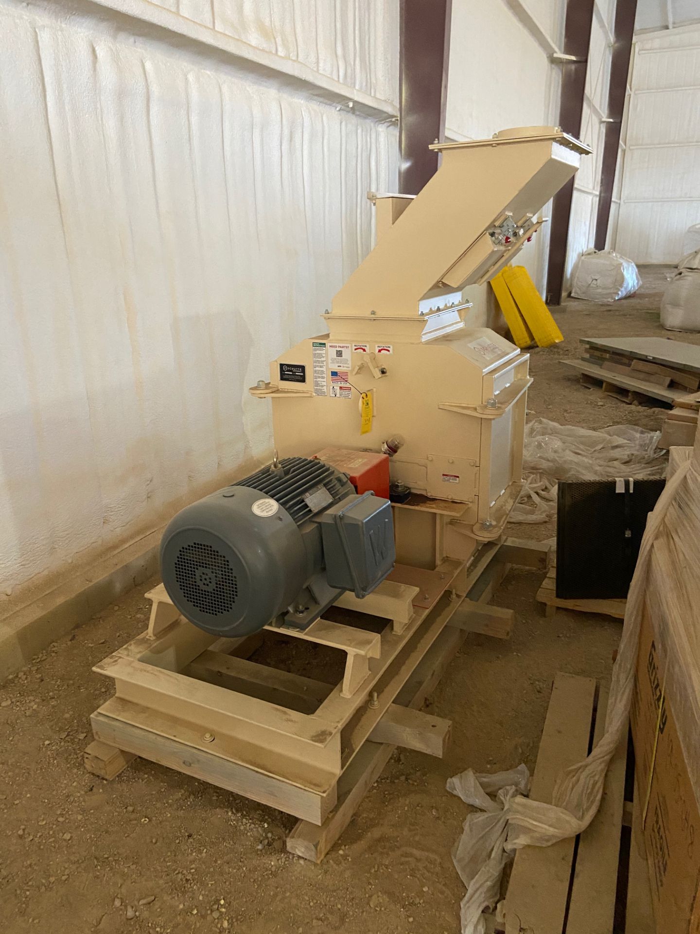 NEW Schutte Hammermill, Model# 24-20-301B-1, Serial# 19-05-048, 50 HP, Rigging/ Loading Fee: $50 - Image 3 of 11
