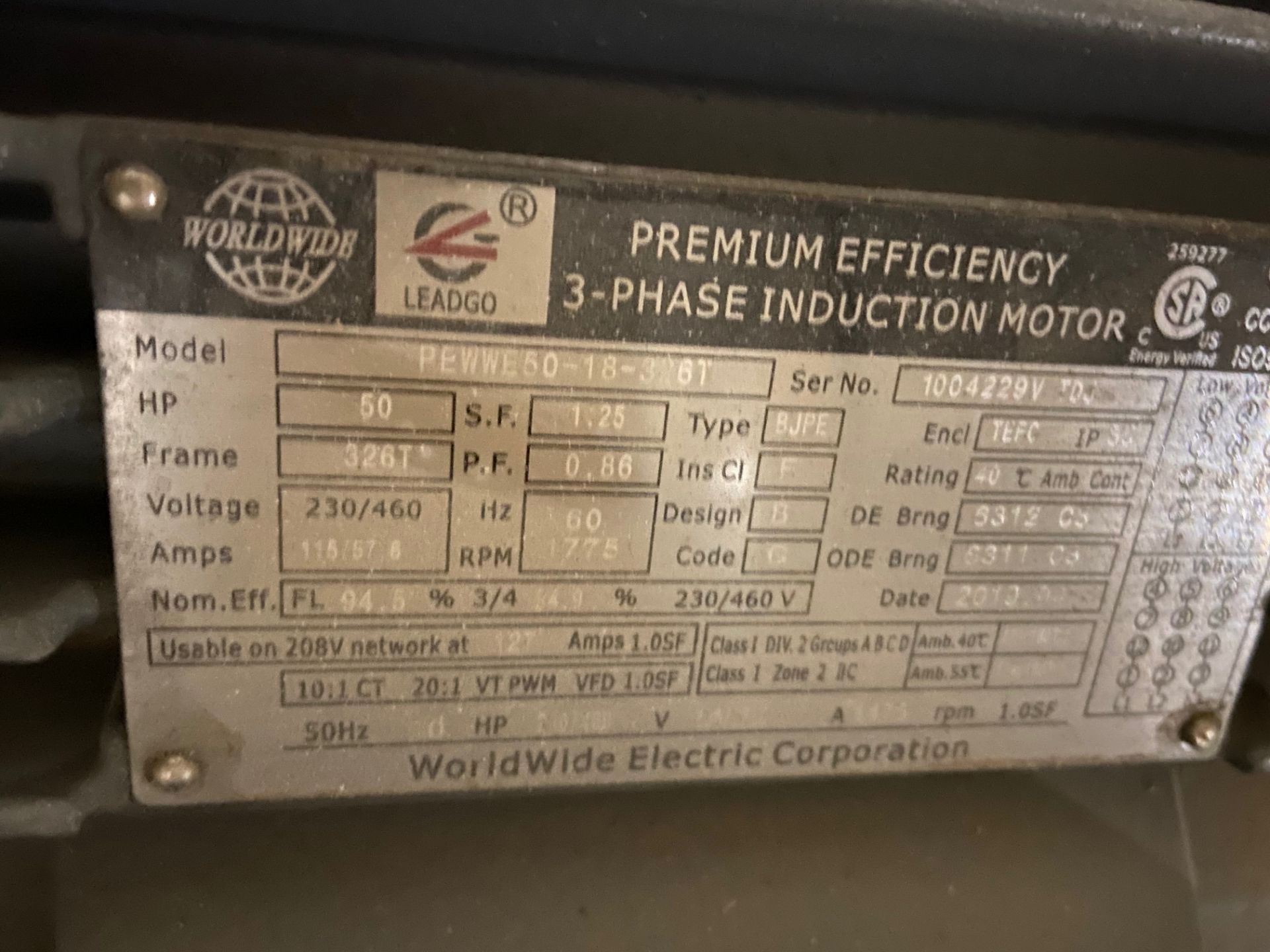 NEW Schutte Hammermill, Model# 24-20-301B-1, Serial# 19-05-048, 50 HP, Rigging/ Loading Fee: $50 - Image 9 of 11