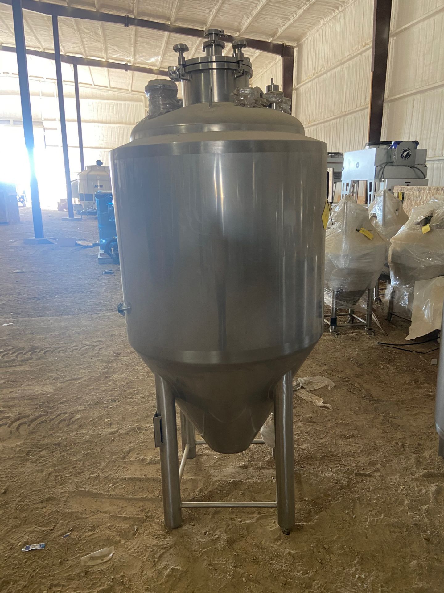 NEW Krones/ Cedarstone Industry Stainless Steel Jacketed Fermentation Tank, 4 BBL, Serial# CS19-48, - Image 6 of 9