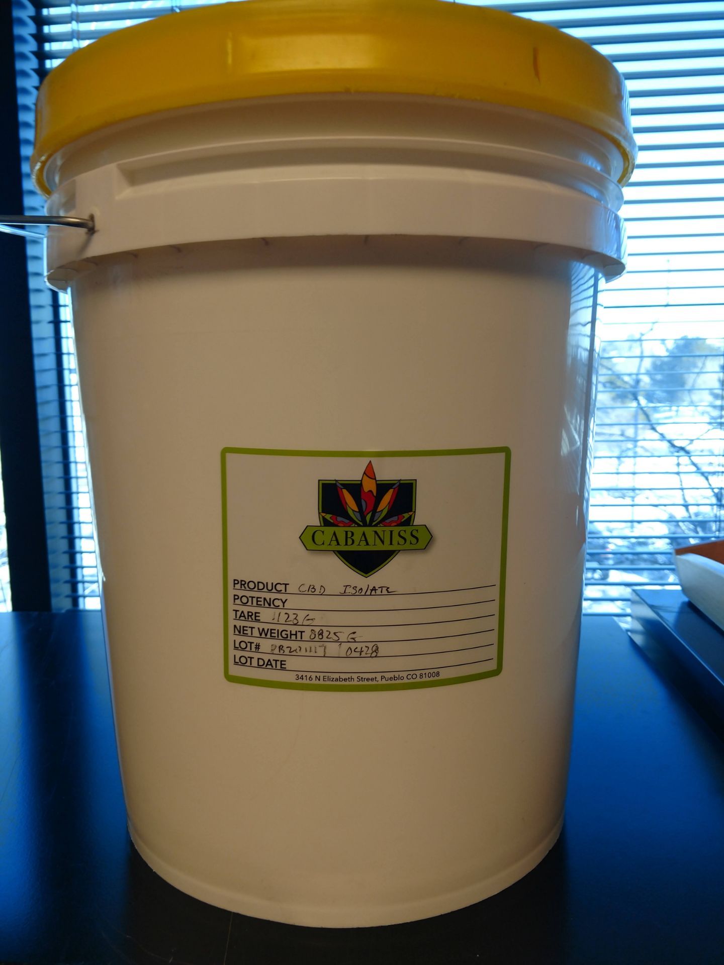 CBD Isolate, Qty 5 Buckets, Net Weight 33,686 grams, 98.999% Total CBD - Image 3 of 8