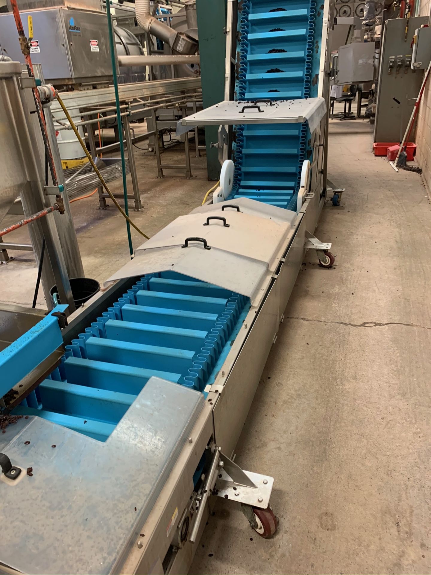 (Located in Burlington WI) Cleated Belt Z Conveyor - Image 2 of 3