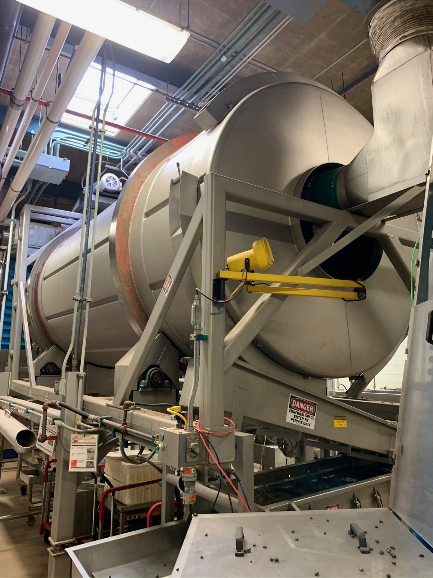 (Located in Burlington WI) Walker Stainless Horizontal Continuous Coating Pan 3600 CU/FT 316 SS - Image 9 of 9