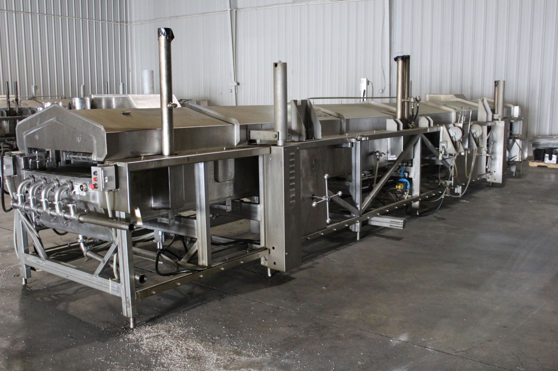 Stein Thermal Fin Fryer, Model# TFF-IV-3428, Serial# 140, 34" wide x 28' long, Item# mtlstetff140, - Image 2 of 6