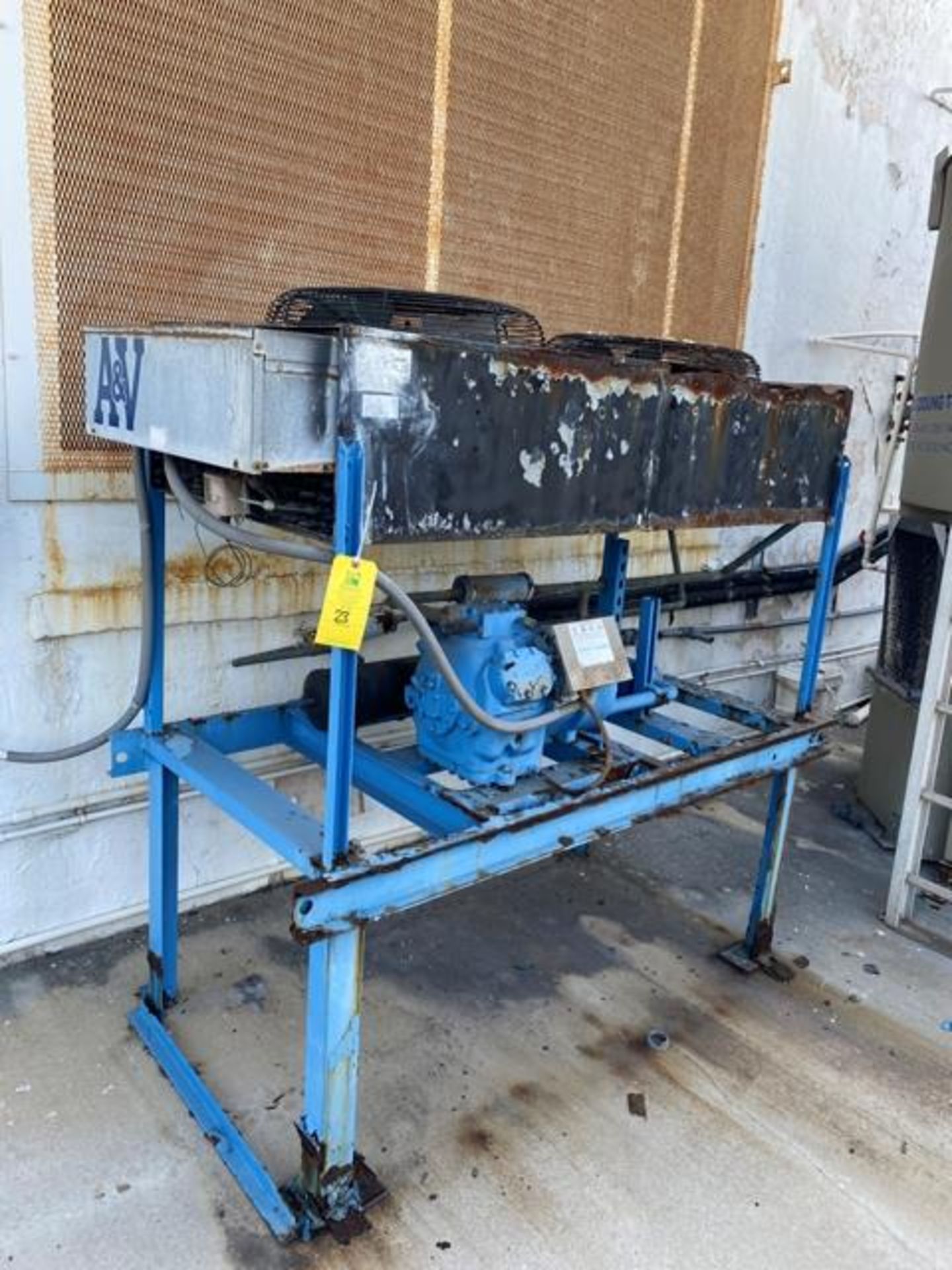 A&V Chilling Compressor, S/N #E12A00601554001001, Volts 208-230 Rigging Price $75 - Image 2 of 3