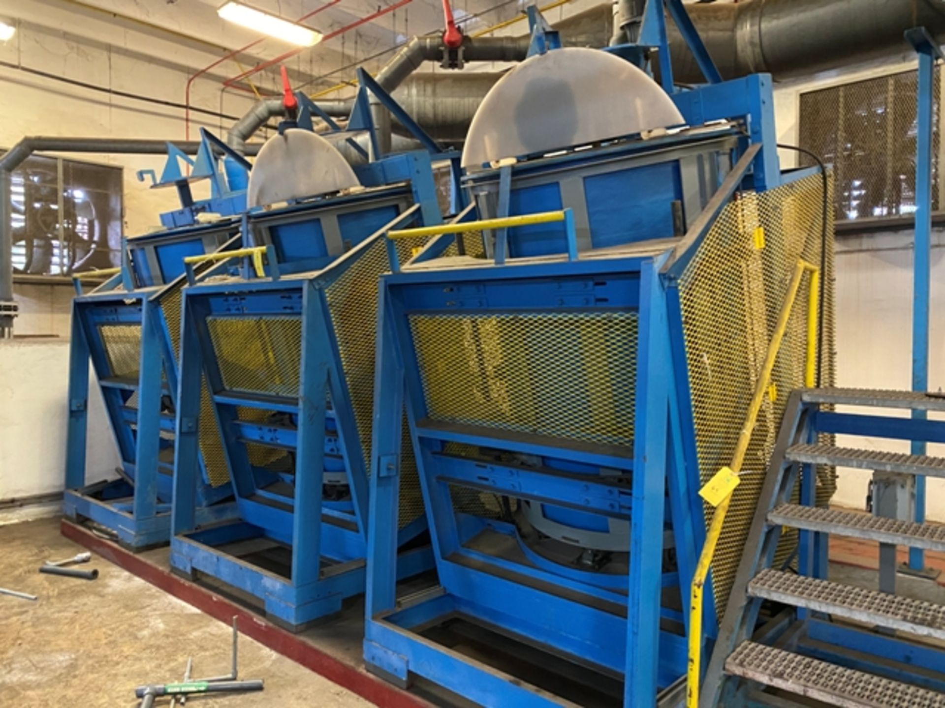 (3) Dumping Mixers (the tilting hinge on these units is currently broken) Rigging Price $4,000