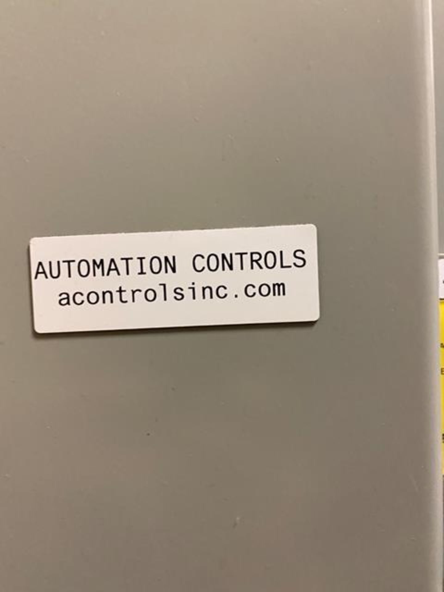 Automation Controls Electrical Control Panel - Image 3 of 3