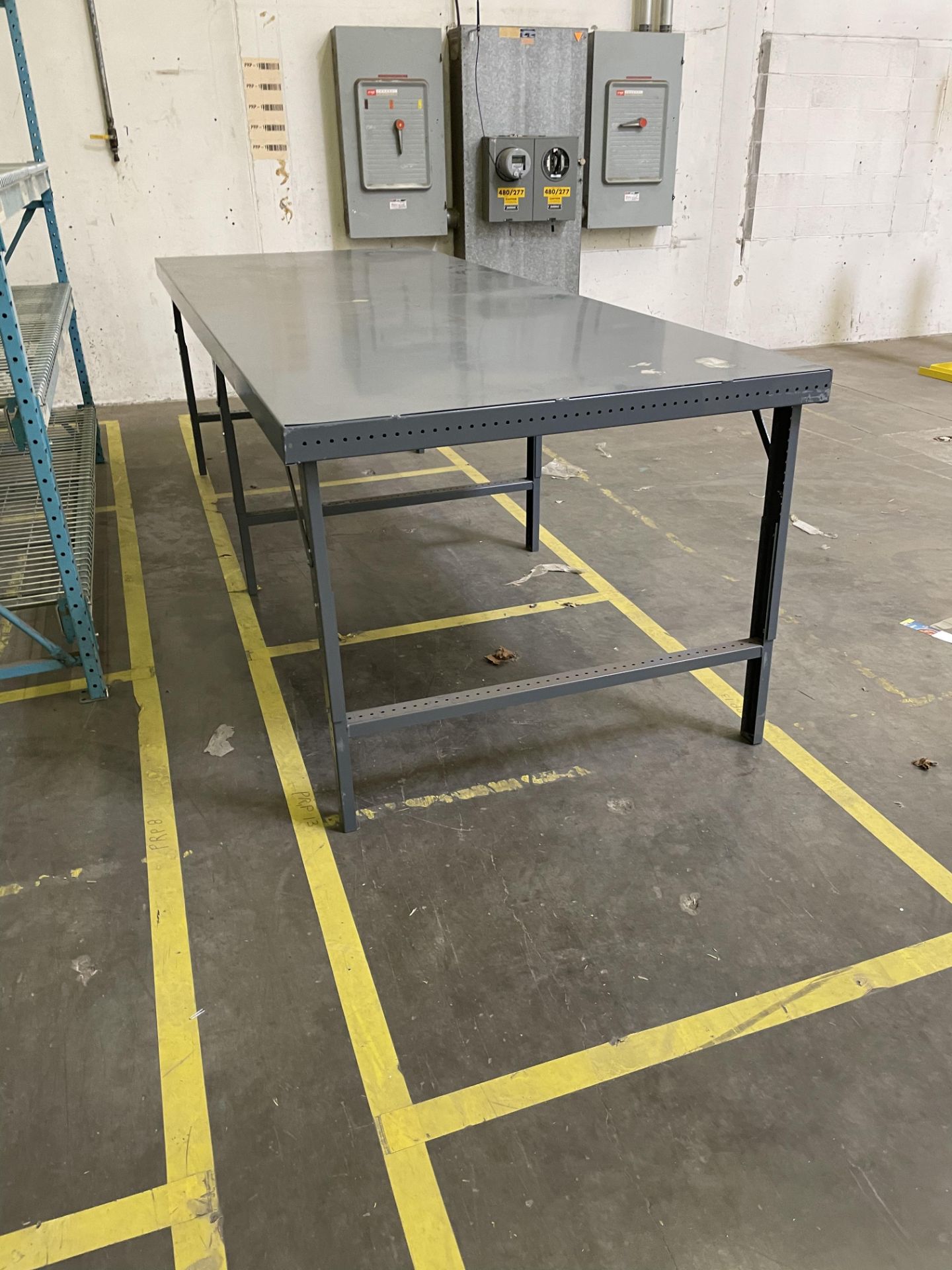 Metal Tables Lot of (3) Loading/Rigging Fee $75 - Image 3 of 3