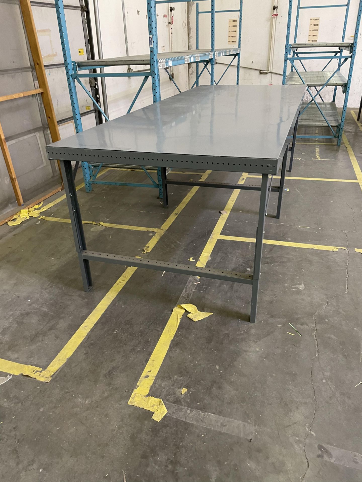 Metal Tables Lot of (3) Loading/Rigging Fee $75 - Image 2 of 3