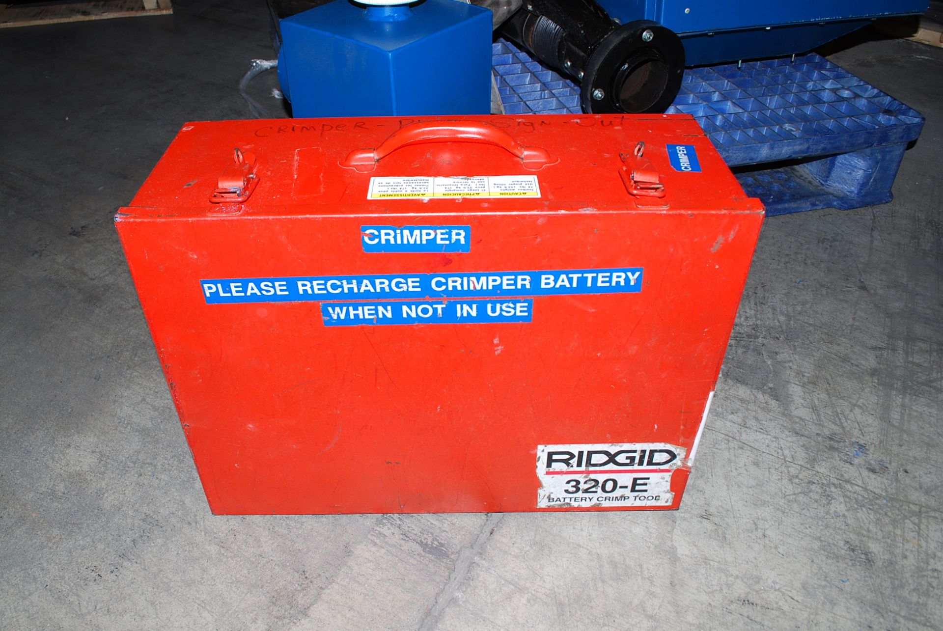 Ridgid 320-E Battery Crimper Loading/Rigging Fee $15