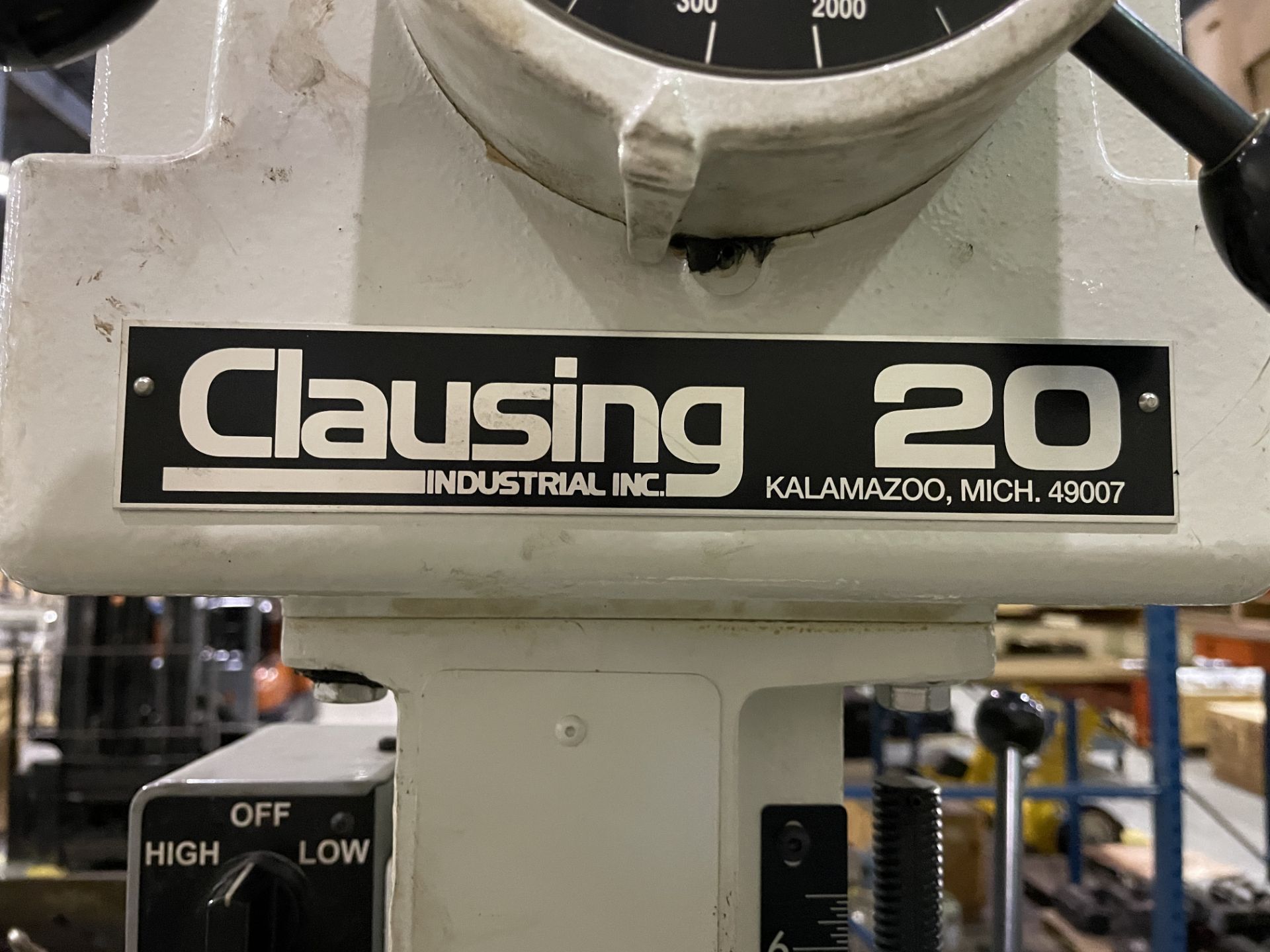 Clausing Drill Press Model 2277 S/N 2M00712 Loading/Rigging Fee $35 - Image 3 of 6