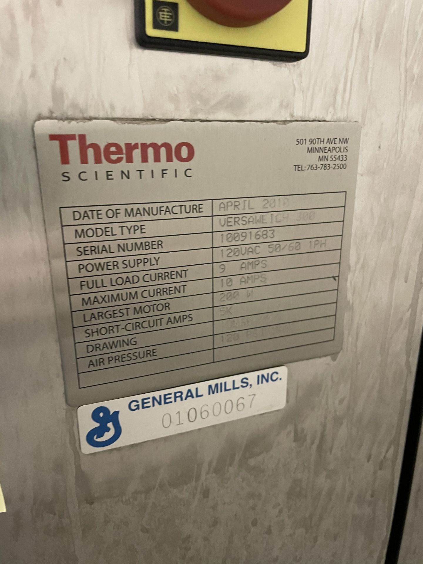 Thermo Ramsey Checkweigher Model Versa Weigh 300 S/N 10091683 Loading/Rigging Fee $100 - Image 2 of 3