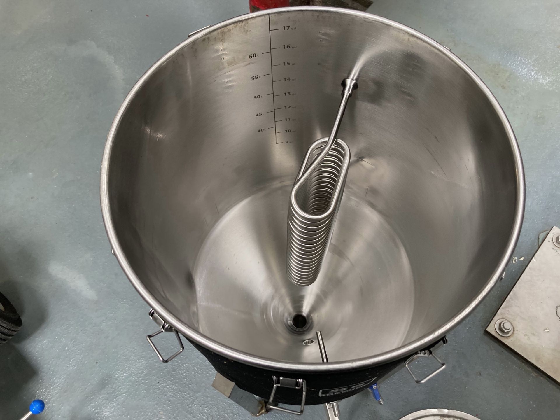 Ss Brewing stainless steel insulated batch vessel with caster, 17 gallon  Rigging fee of __$50__ - Image 2 of 2