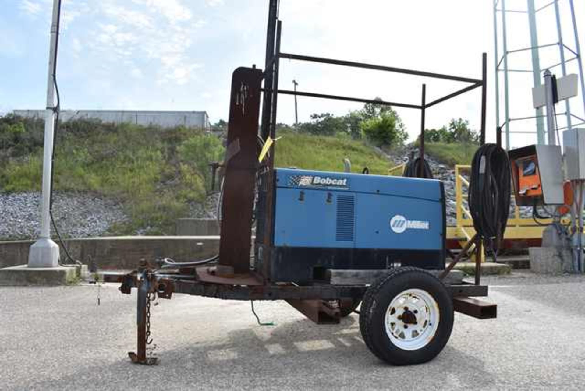 Miller Bobcat 250 Welder, Diesel Operated, Trailer & Cables