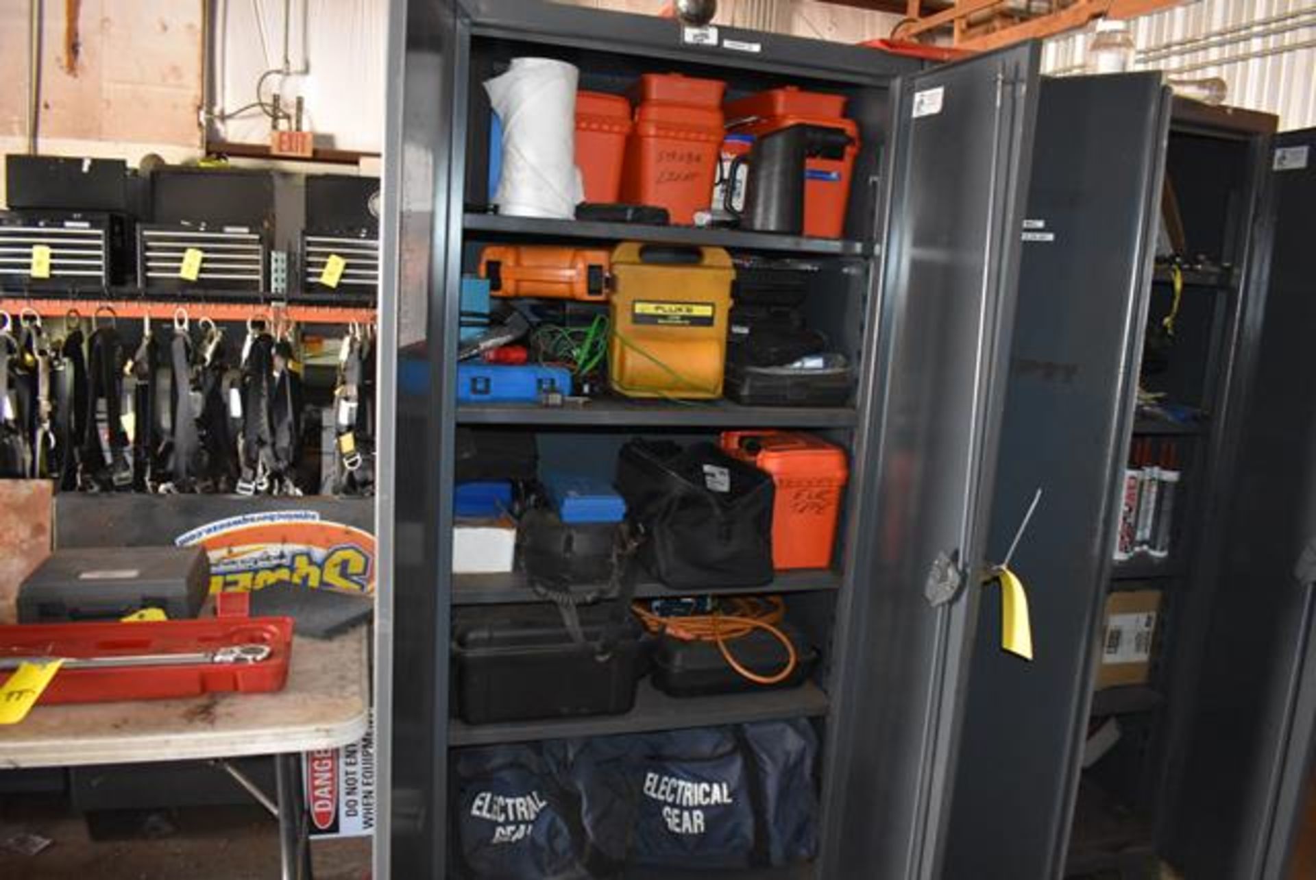 Strong Hold Cabinet w/Electrical Contents