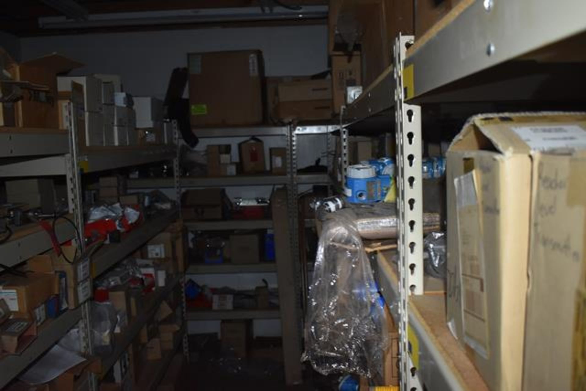 Stores Area Contents - (12) Shelf Sections, Bearings, Burner Parts, Eaton/Allen Bradley Electrical - Image 6 of 7