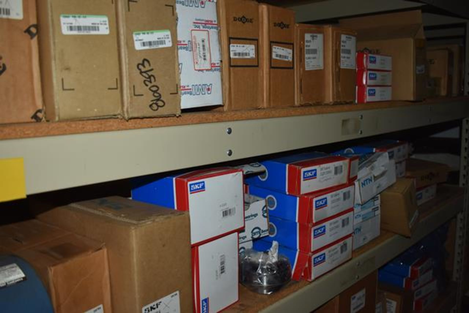 Stores Area Contents - (12) Shelf Sections, Bearings, Burner Parts, Eaton/Allen Bradley Electrical - Image 4 of 7