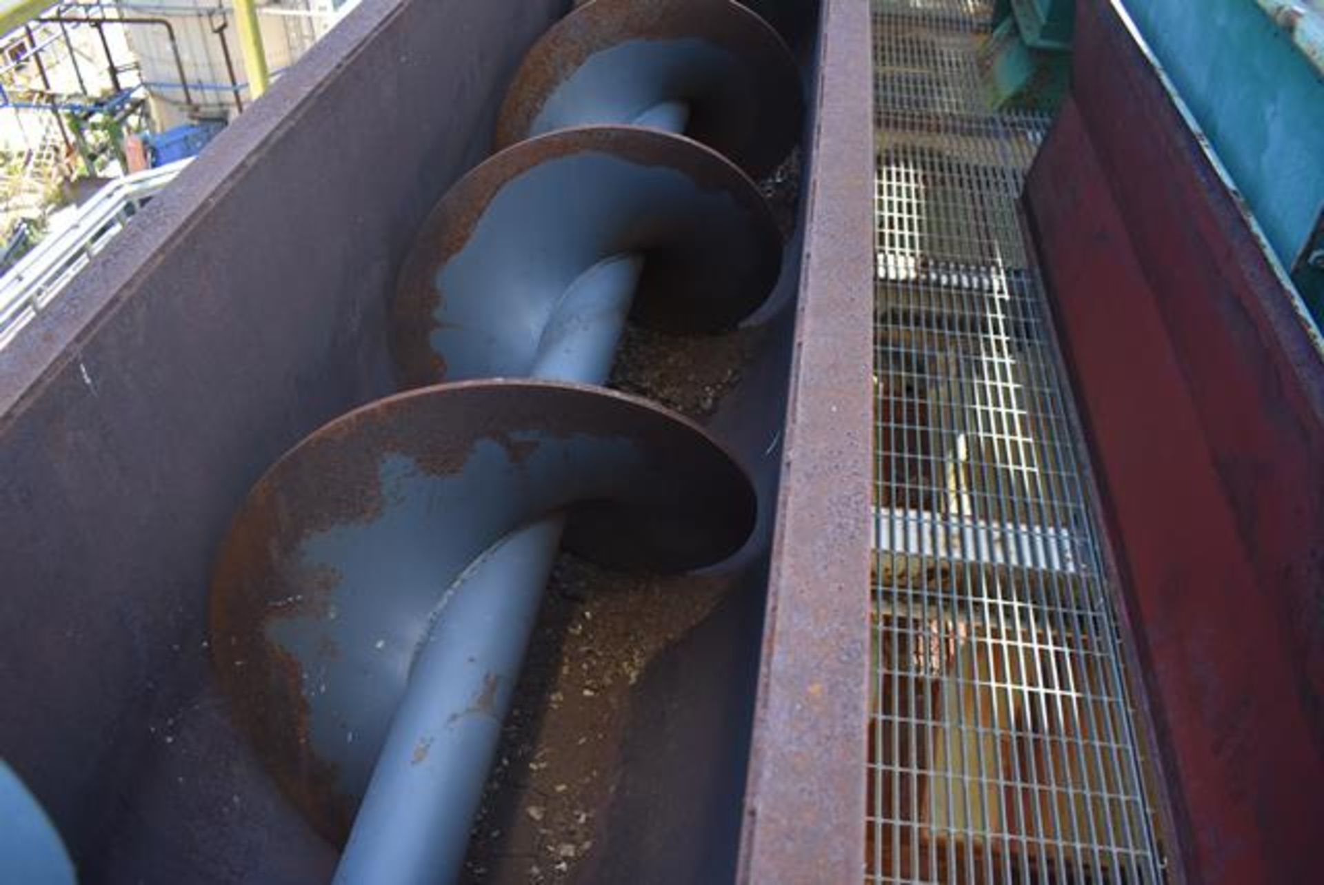 Motorized Discharge Screw Type Auger Conveyor, Approx. 45' Length, ID 02-SC-02 - Image 2 of 2