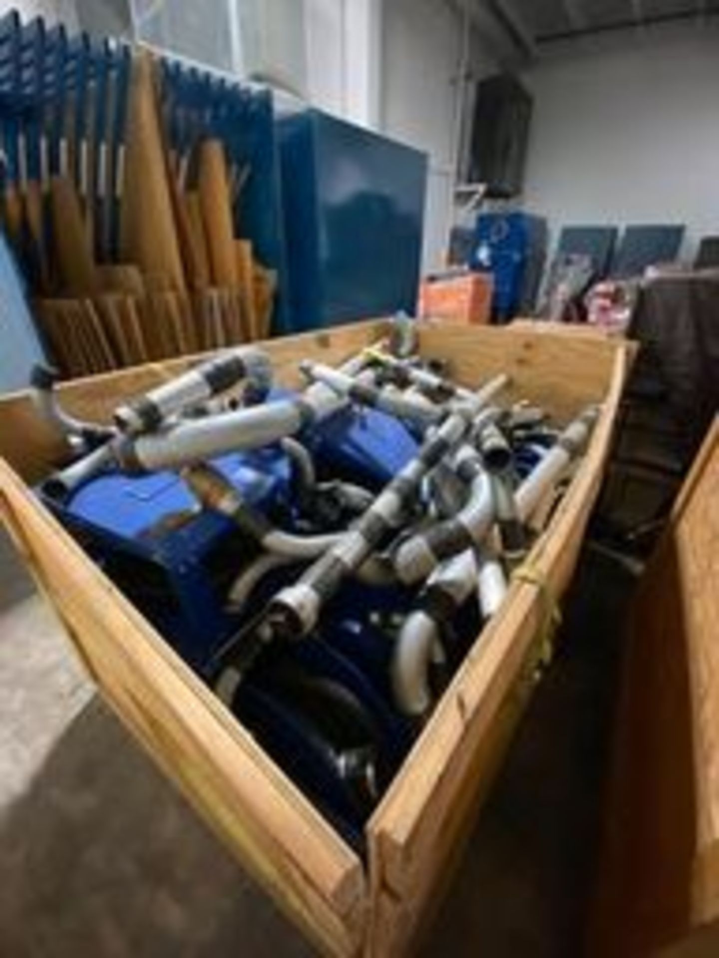 Wood Box of Scrape Metal & Cox Reels Hose Reels Rigging Price: $50 - Image 2 of 4