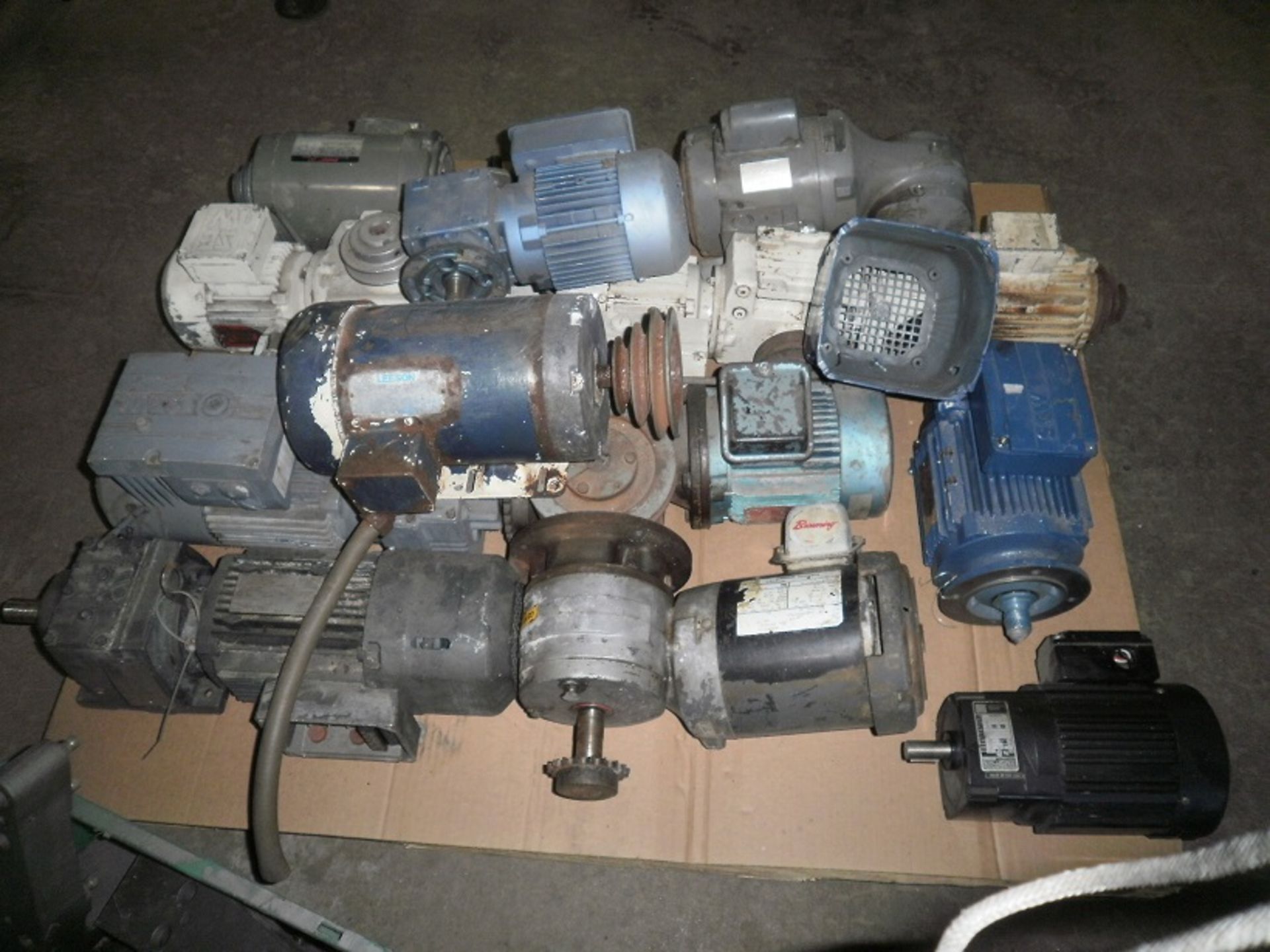 Skid Lot of assorted Motors #6