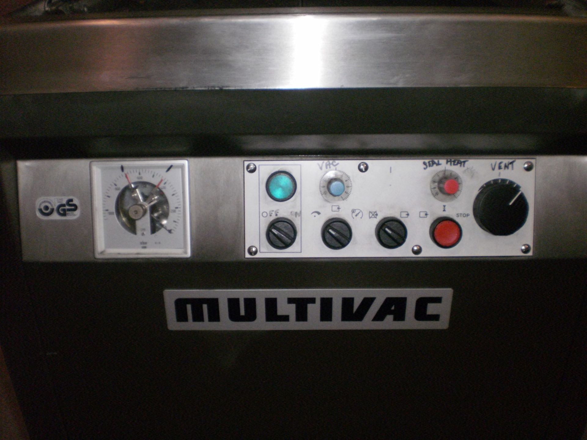 13. SS C300  Multivac Vacuum Bag Sealer, 18" X 18"x 3"Deep Sealing Area, Double Seal Bars, Portable, - Image 3 of 6