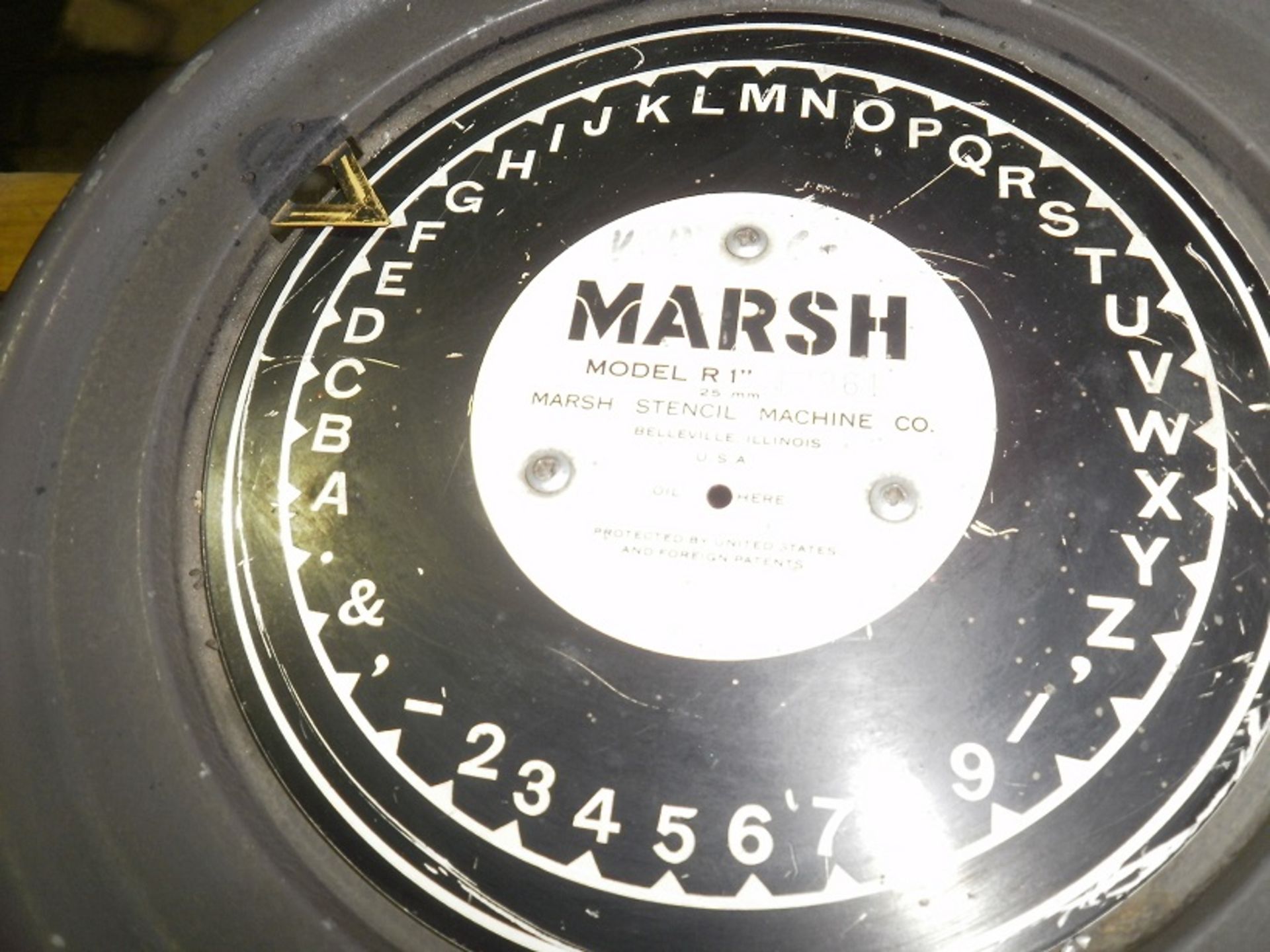 Marsh Model 1" stencil machine, Serial # 12261 - Image 3 of 3