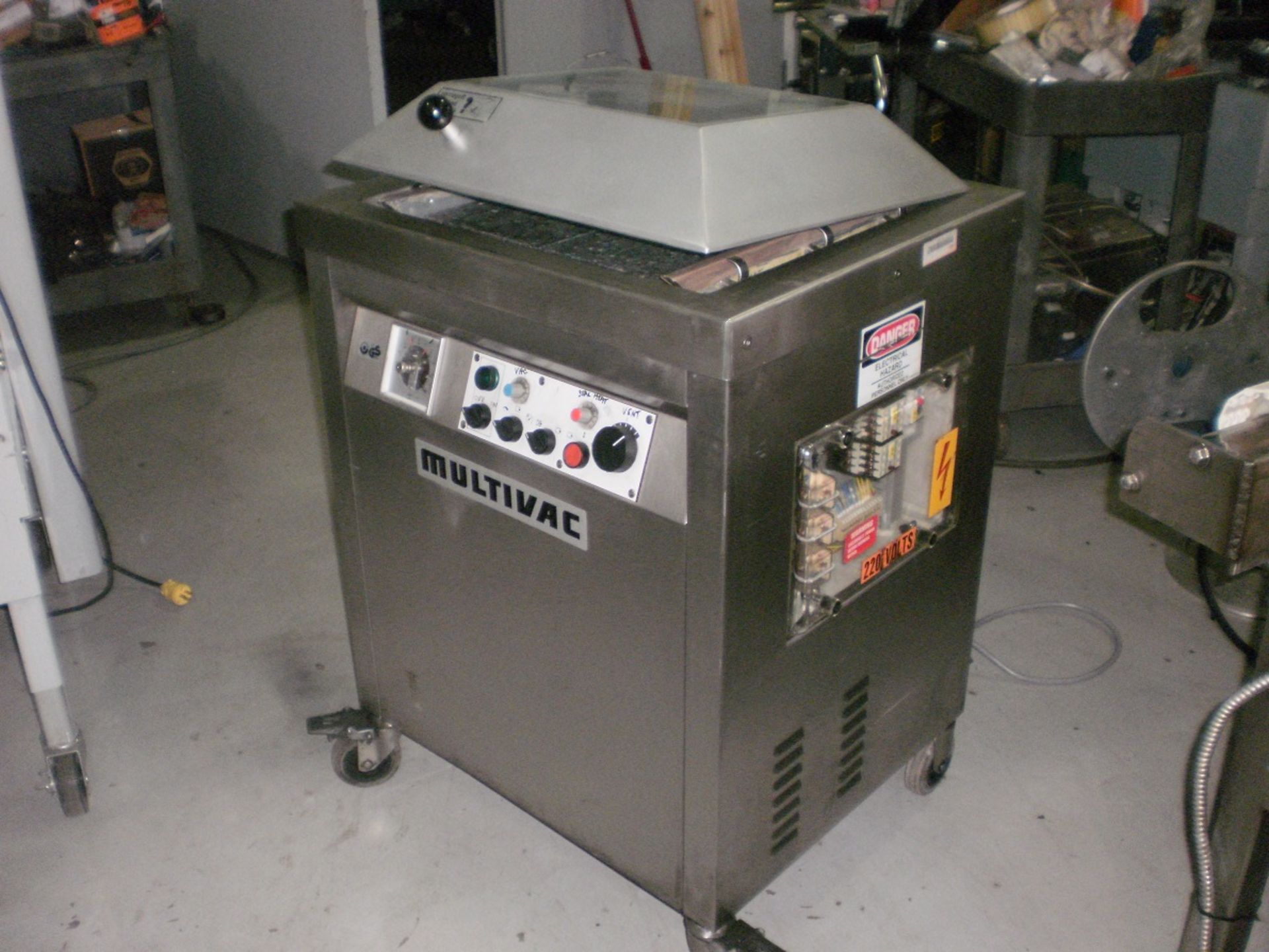 13. SS C300  Multivac Vacuum Bag Sealer, 18" X 18"x 3"Deep Sealing Area, Double Seal Bars, Portable, - Image 2 of 6