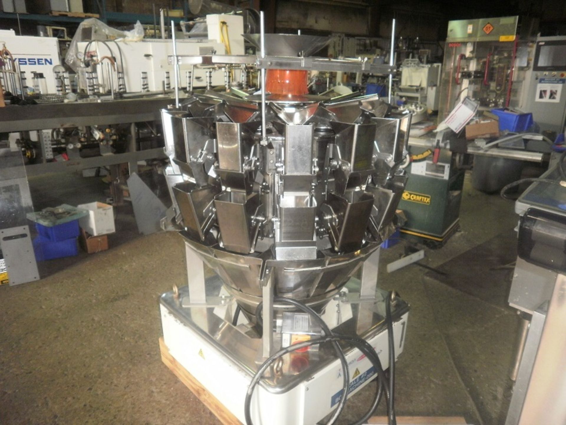 Ishida 14 head rotary combination net weigher, model: CCW-R 214W-1S/15-PB. Serial # 50192, year of m