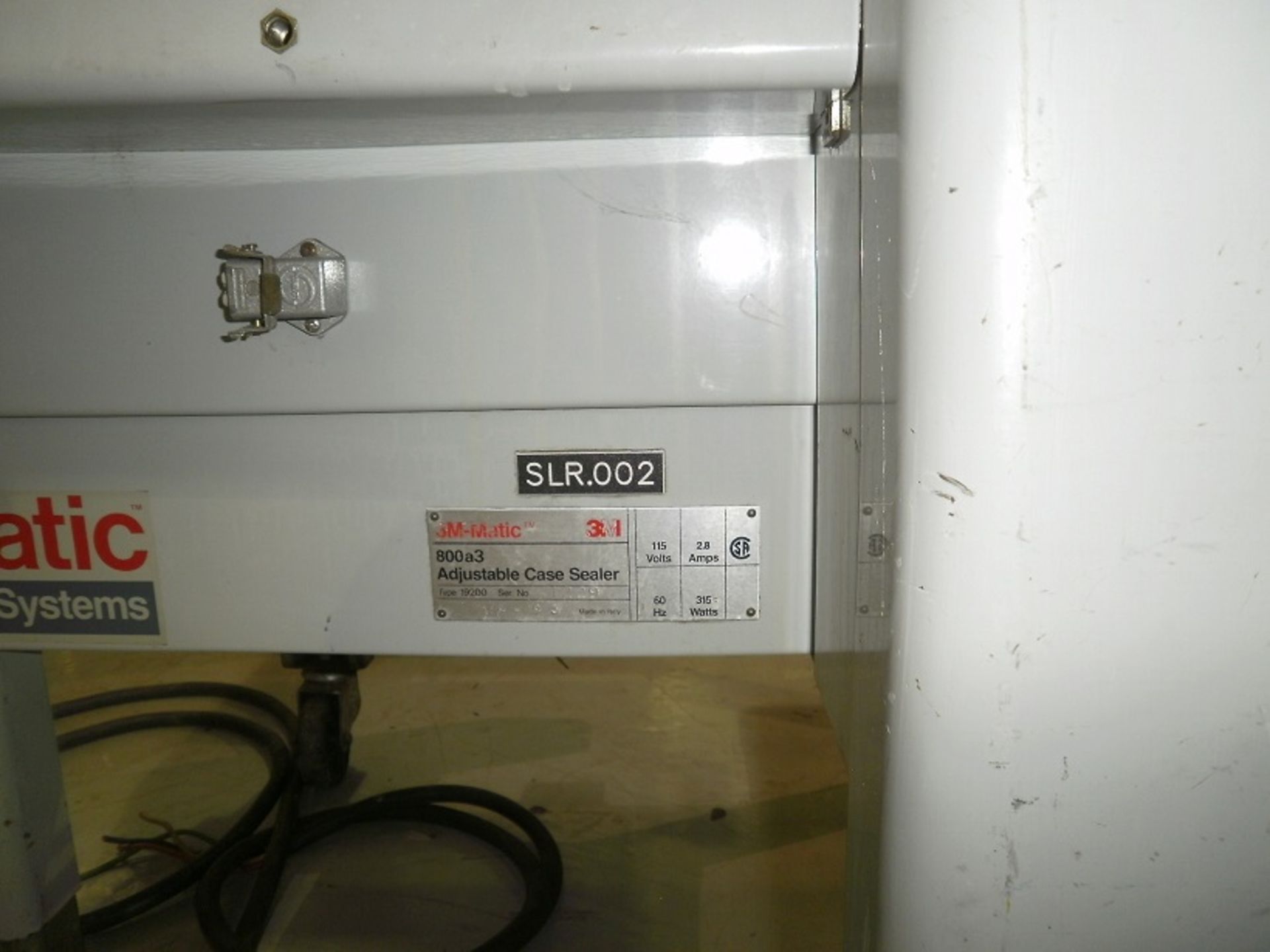 3M  800a3 Case Sealer Model 19200, Serial #1229 INCOMPLETE - Image 2 of 3