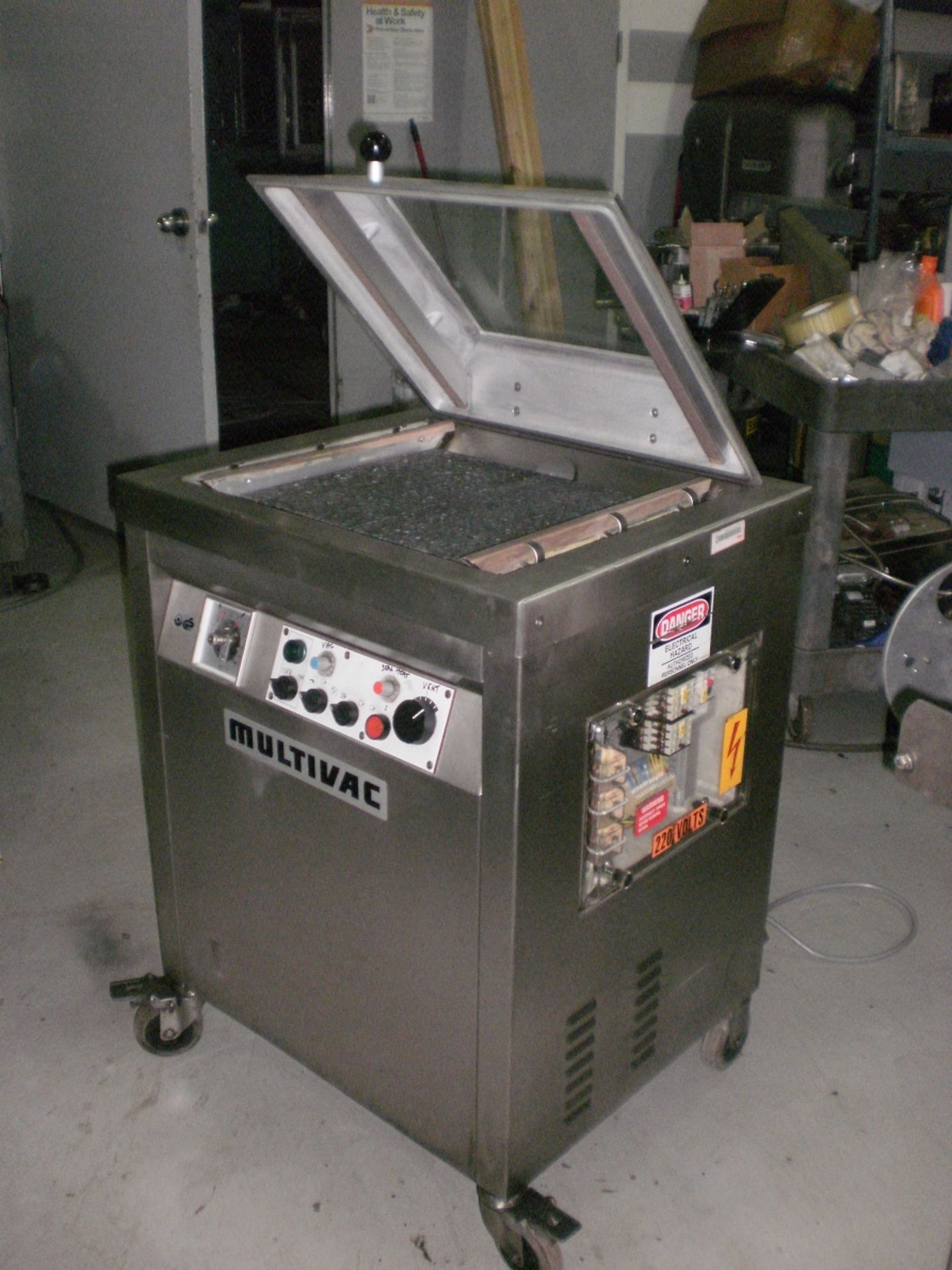 13. SS C300  Multivac Vacuum Bag Sealer, 18" X 18"x 3"Deep Sealing Area, Double Seal Bars, Portable,