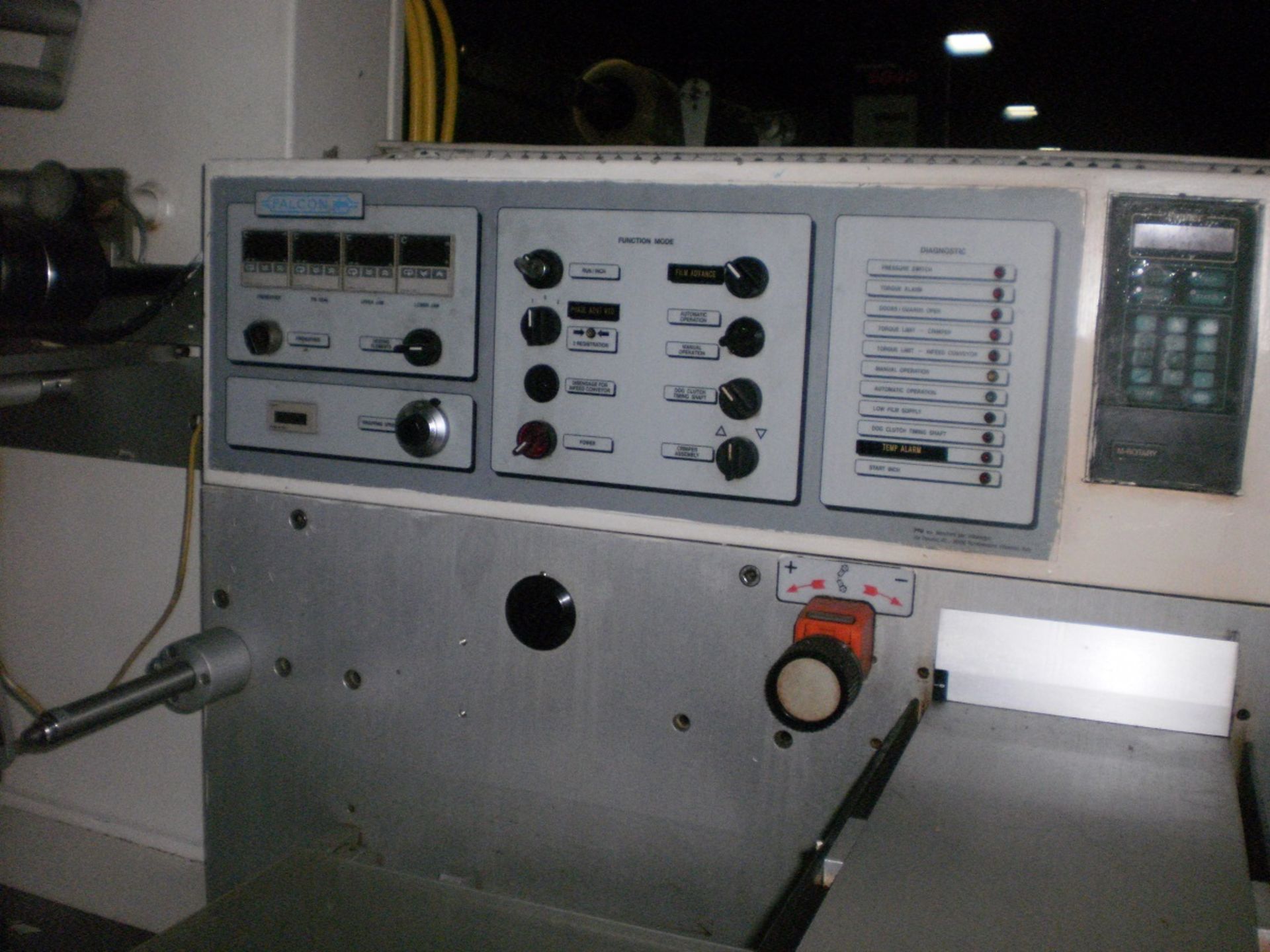 PFM Falcon Flow Wrapper, Serial #4351, 220v, 2.1amp., c/w Markem 9840 coder, in good condition, last - Image 7 of 7