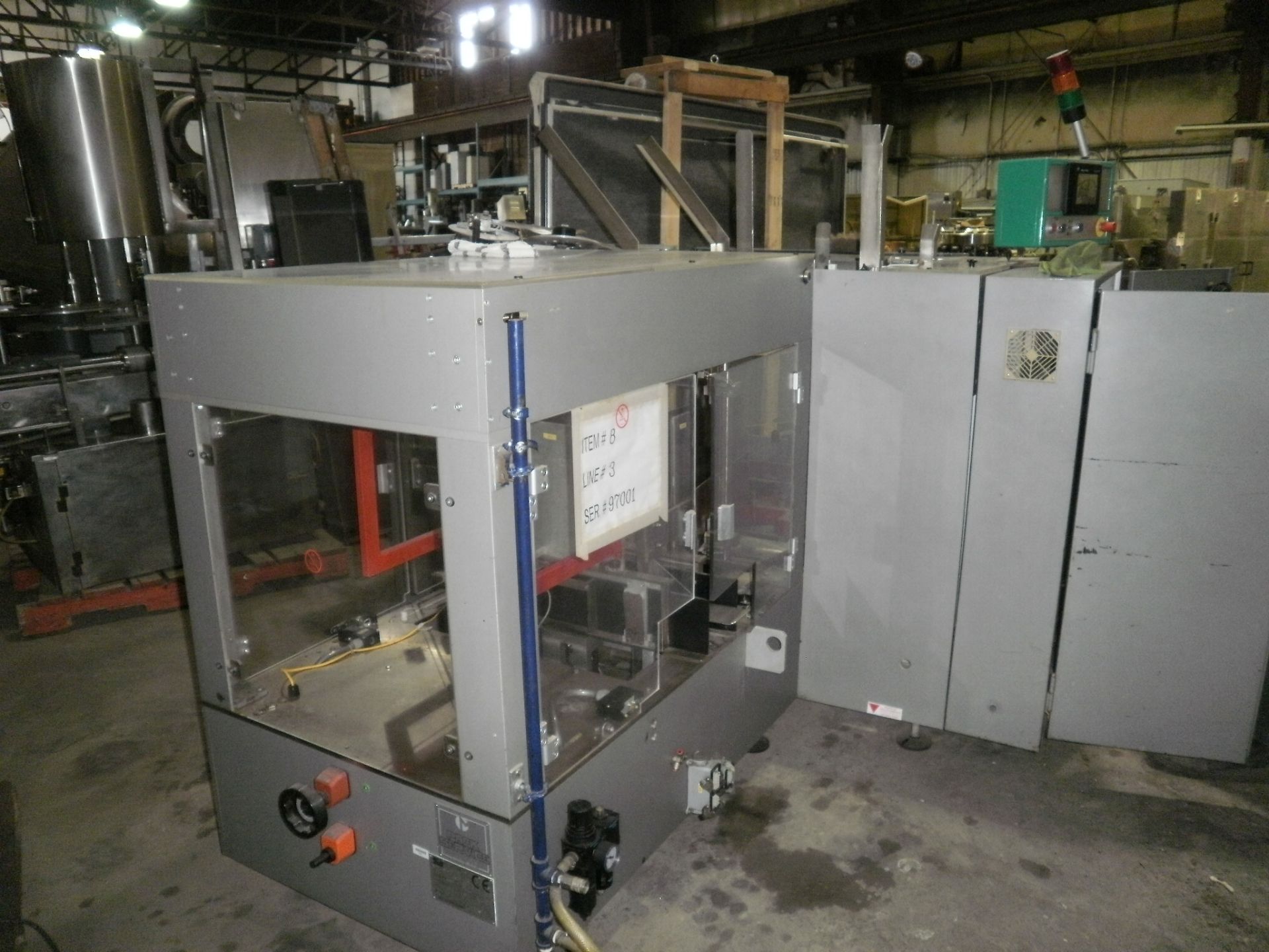 Marchesini PS500 Automatic Case Erector / Packer / Sealer.Serial # 97001, Mfg:1997, In excellent con - Image 4 of 6