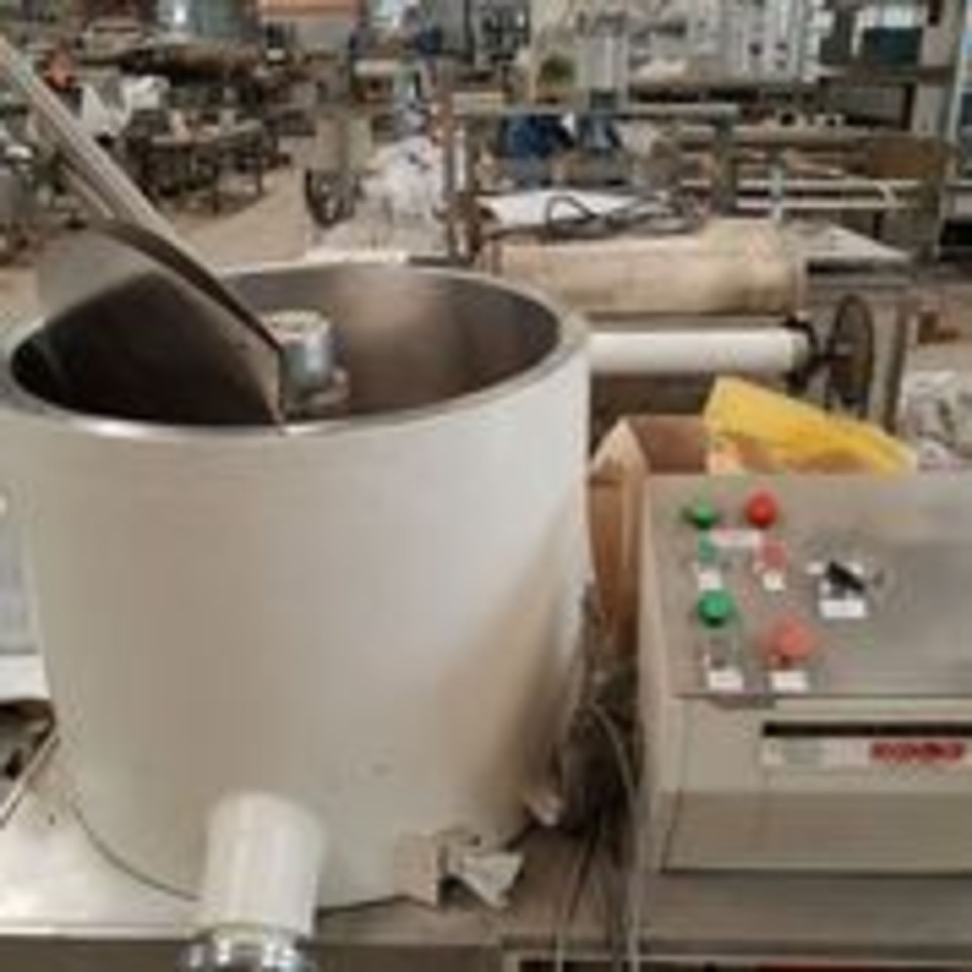 Chocolate Tempering Unit, Model: TMA100/1, Serial: 2043, Made: GELE Energy: 220V, 60Hz, Rigging an