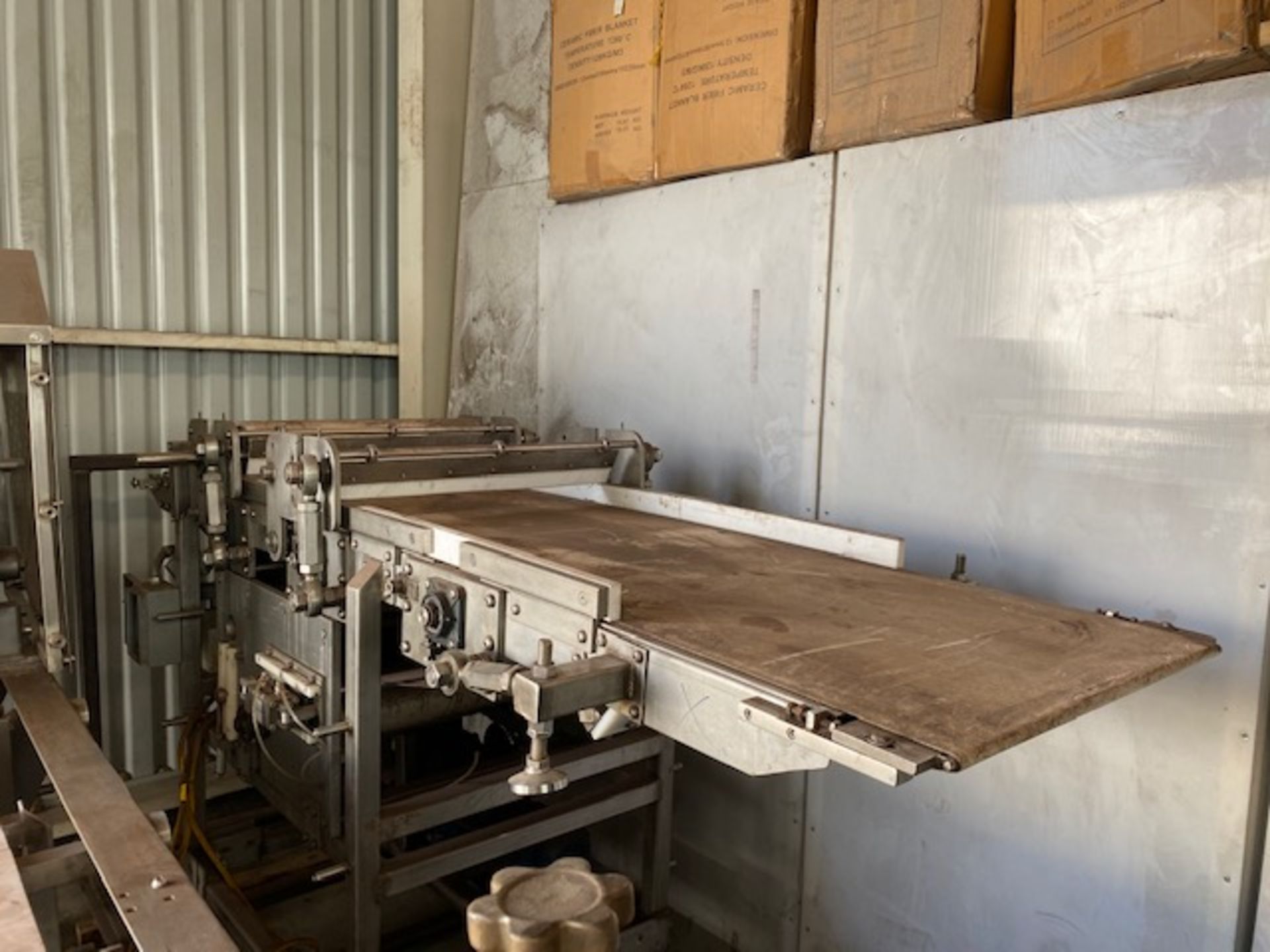 All Food Equipment Bar Forming Line, 32" Wide, Rigging and Loading Fee: $300 Crates and P - Image 2 of 5