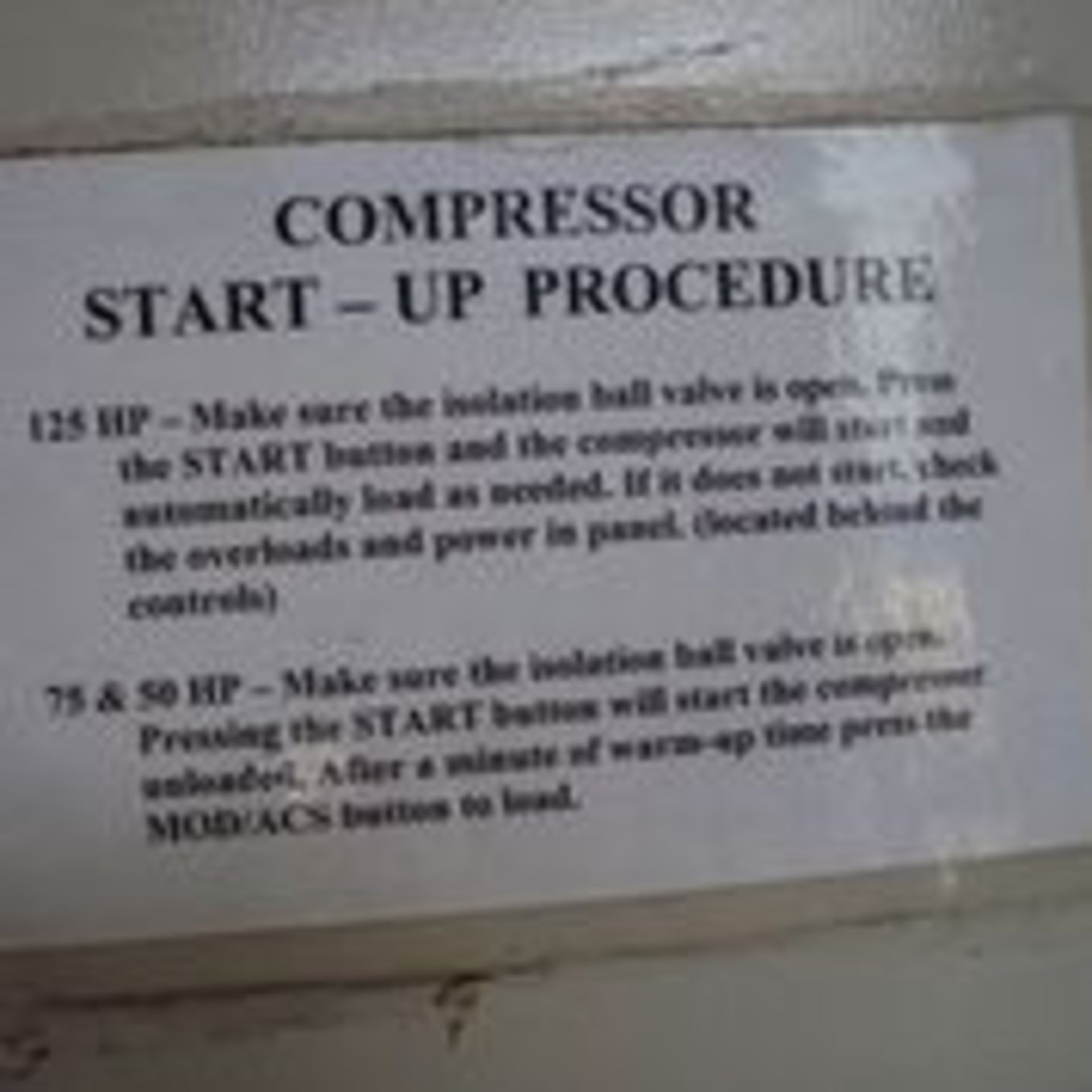 Ingersoll Rand Compressor, Model: SSR-XF125, Serial: F37904U01031 Capacity: 655CFM, Rated - Image 5 of 7