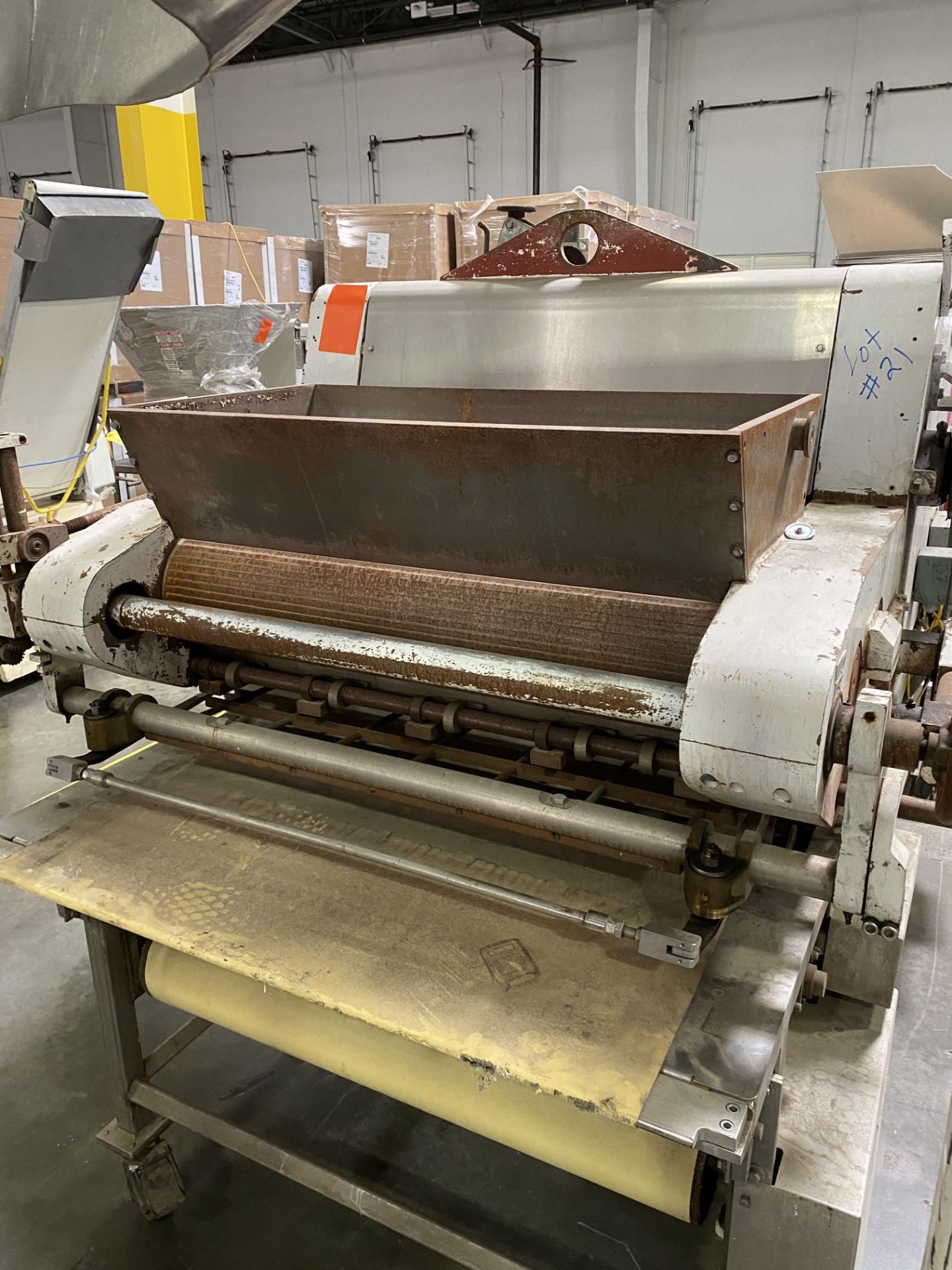 Werner Lehara Depositor, 38" Wide Feed Belt with 41" Wide Belt Rigging/Loading Fee $50 - Image 3 of 5