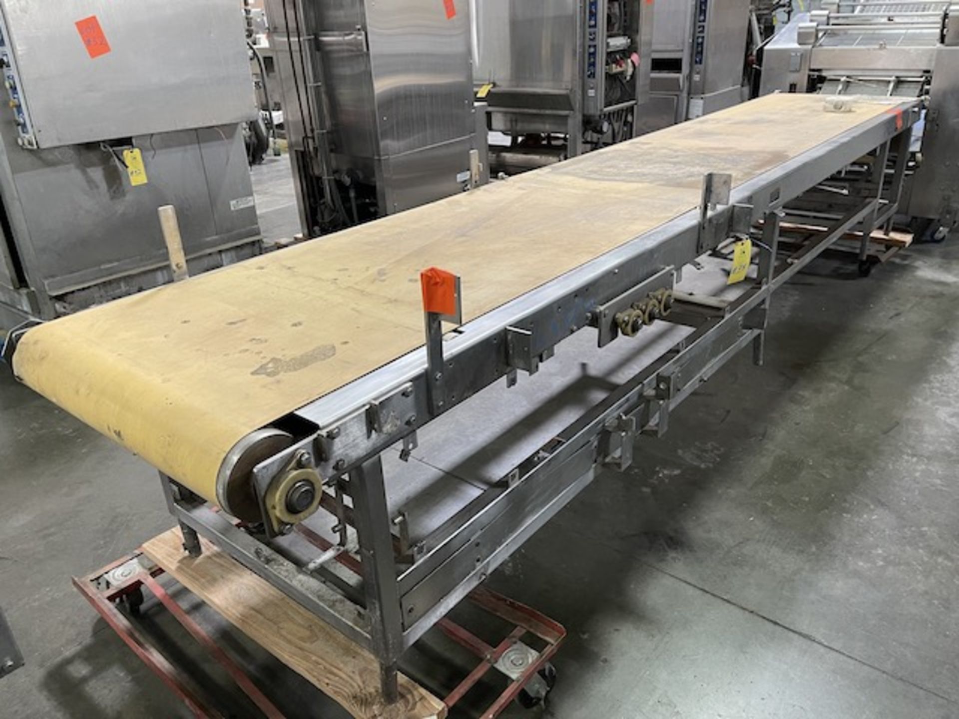 Inspection Conveyor, 32" Wide x 16' Long, No Drive Rigging/Loading Fee $50