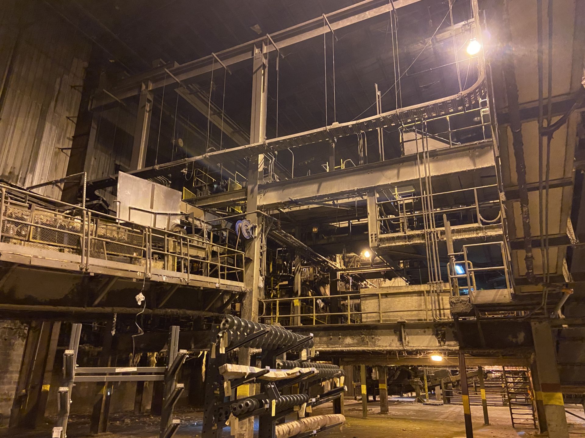 Mezzanines and Connected Conveyor (Cut off at Building Exterior), Rigging Fee: $25,000 - Image 5 of 11