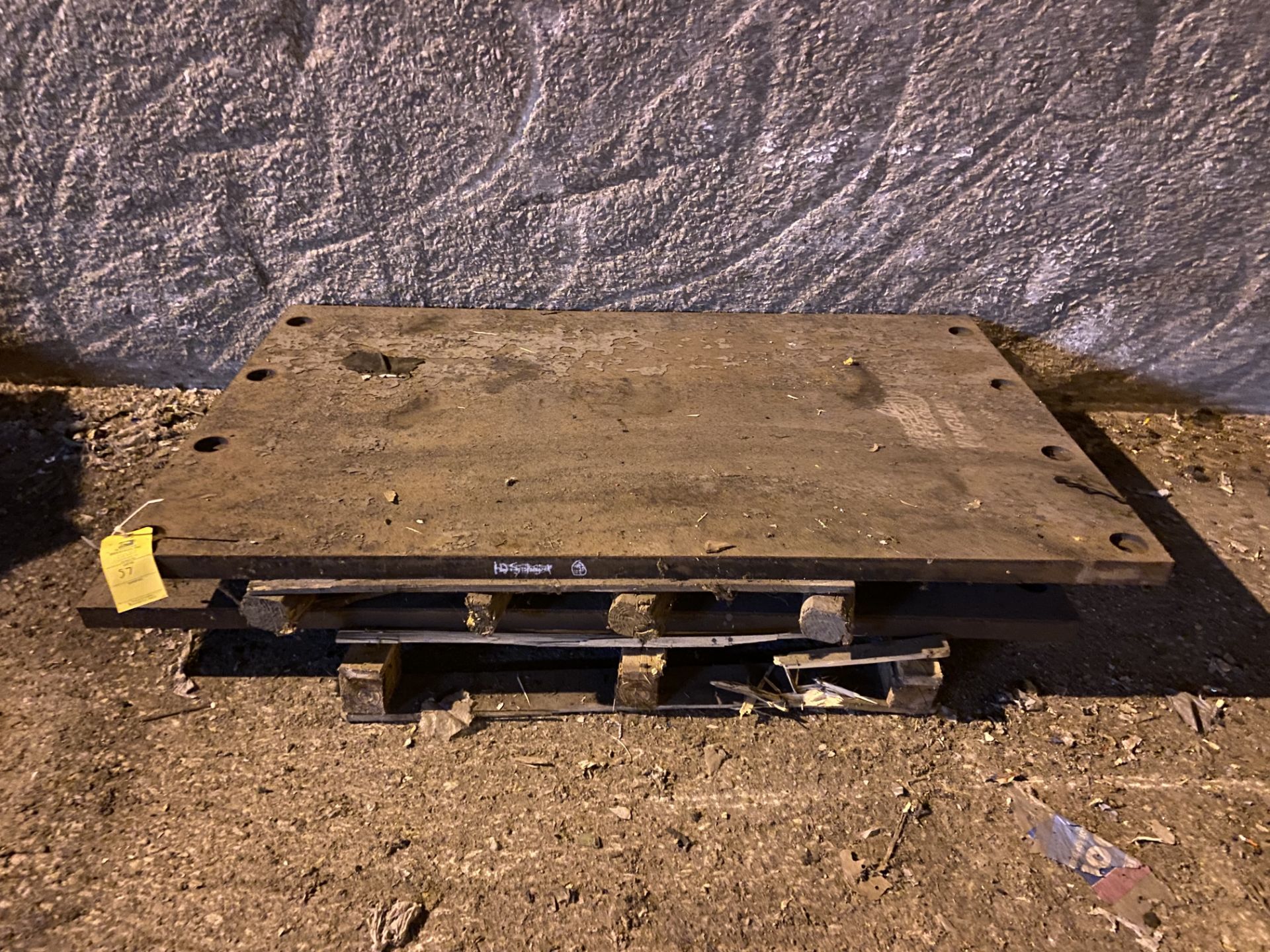 Hammermill Wear Plates, 73.5" Long x 45" Wide x 2" Thick, Rigging Fee: $100