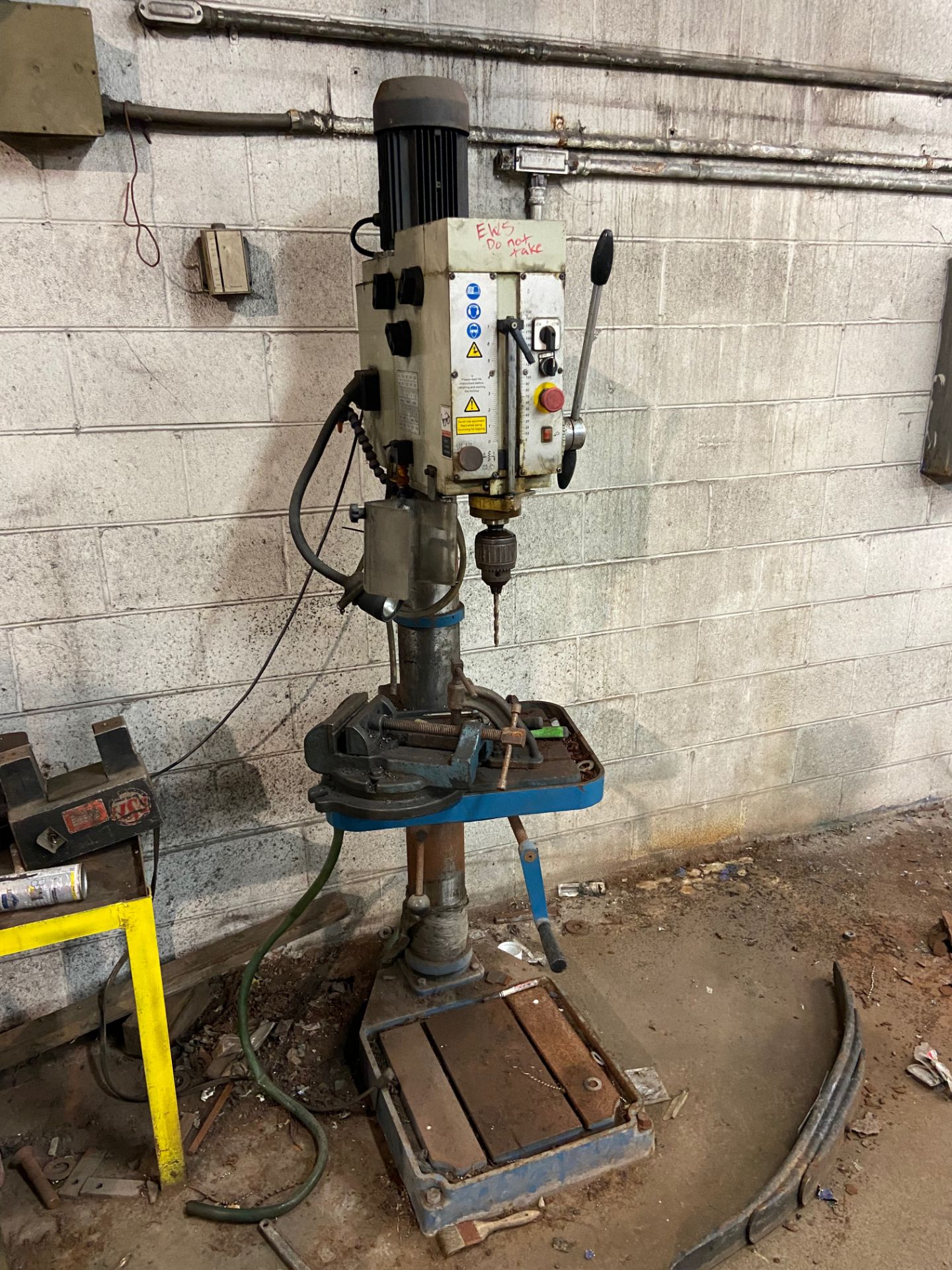 Baileigh Drill Press, Model# DP-1500G, Serial# A16034486, 3 Phase, 220 V, 94 Amps, 60Hz, Rigging/