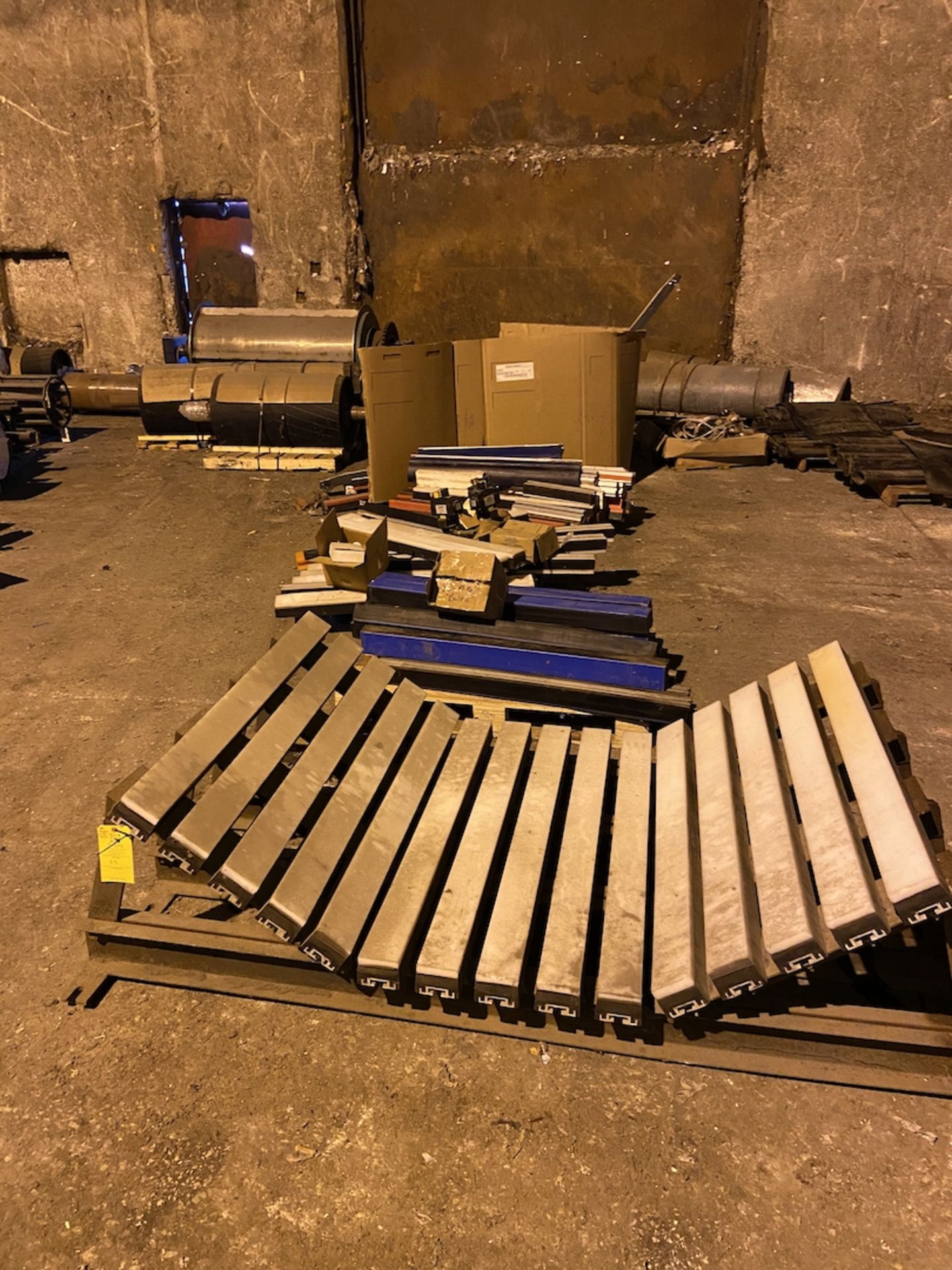 Conveyor Spare Parts (All Pictured, No Belts), Rigging/ Removal Fee: $1,000