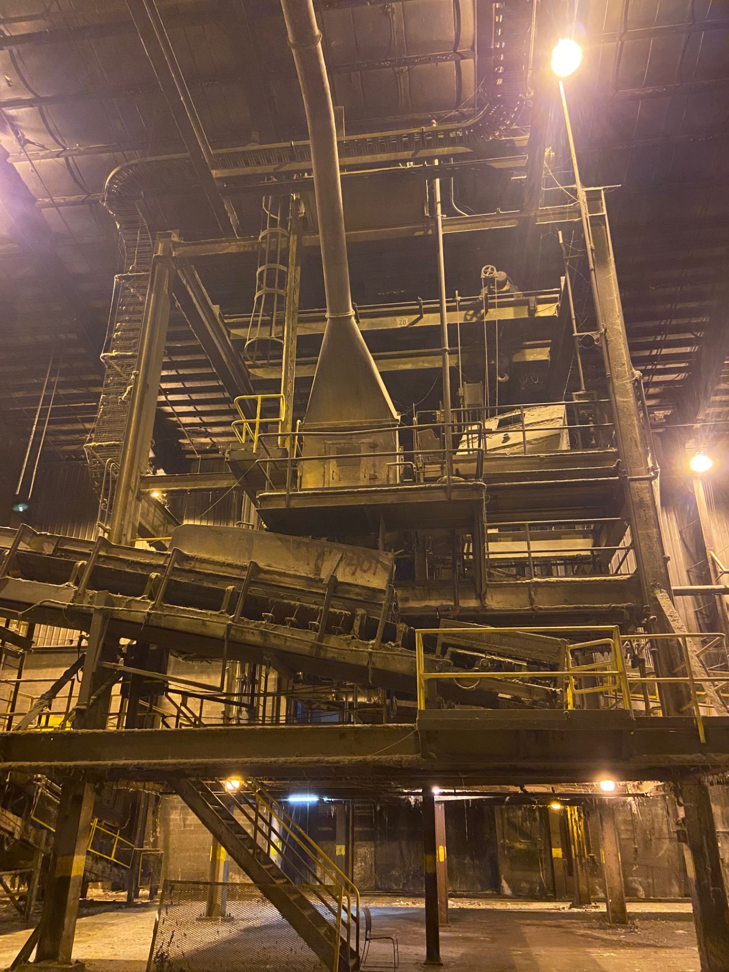 Mezzanines and Connected Conveyor (Cut off at Building Exterior), Rigging Fee: $25,000 - Image 8 of 11